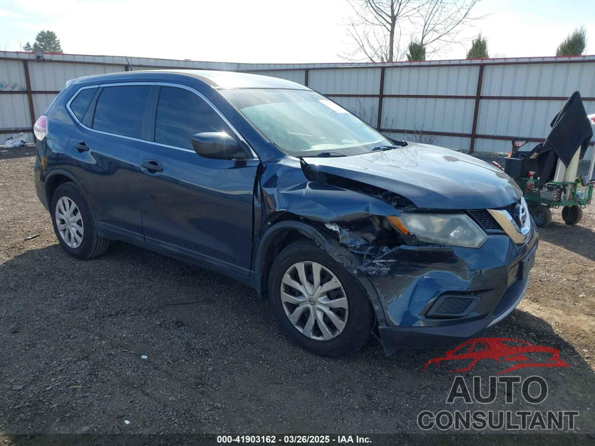 NISSAN ROGUE 2016 - 5N1AT2MT7GC924404