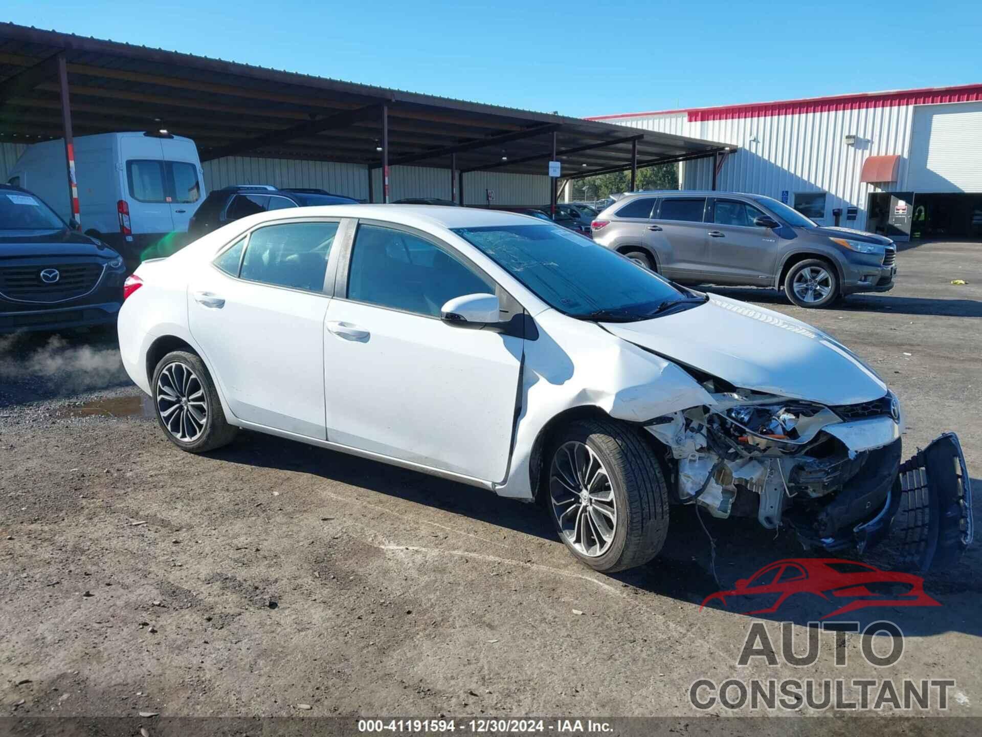 TOYOTA COROLLA 2015 - 5YFBURHE1FP292225