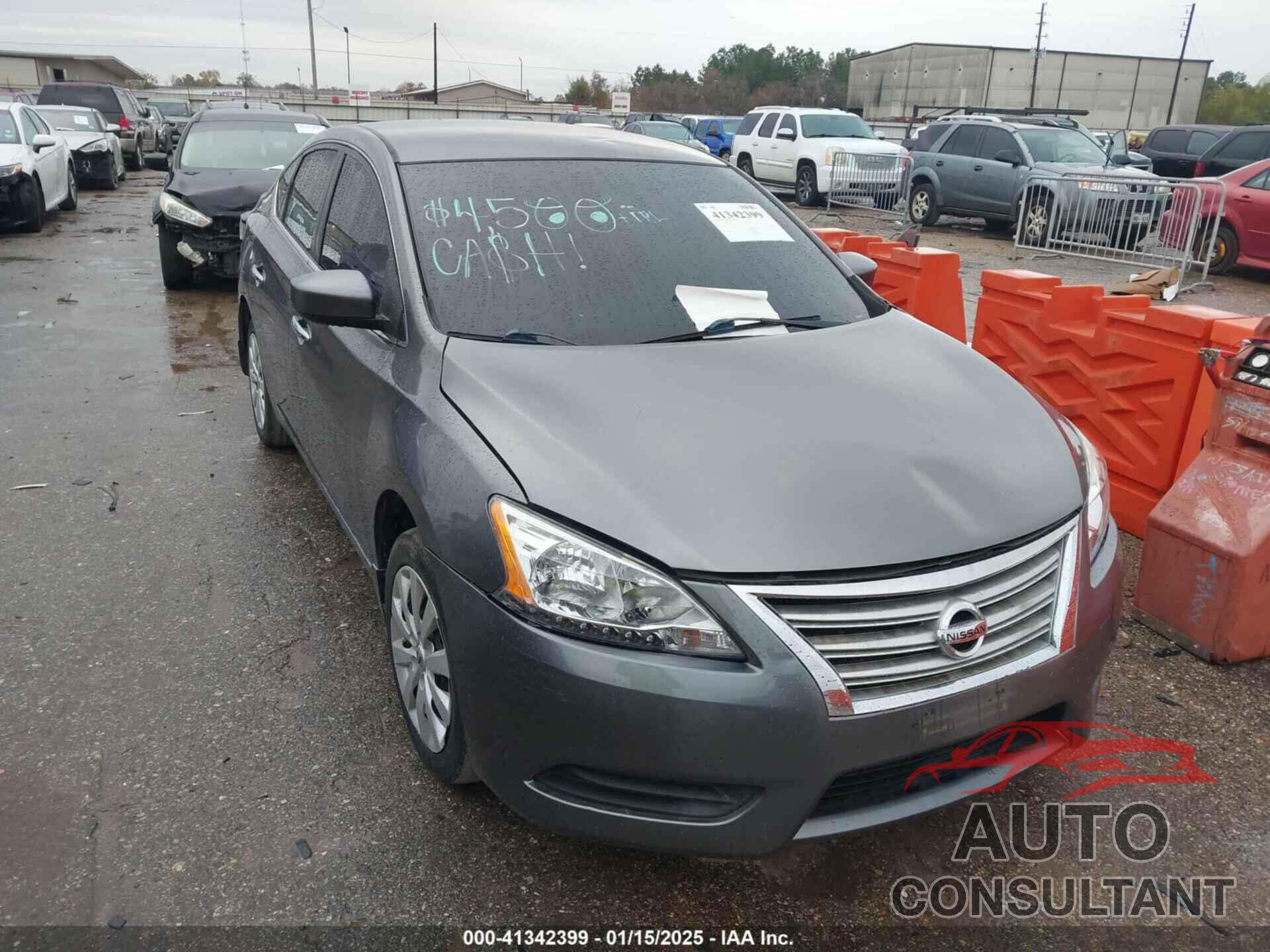 NISSAN SENTRA 2015 - 3N1AB7AP5FY251729