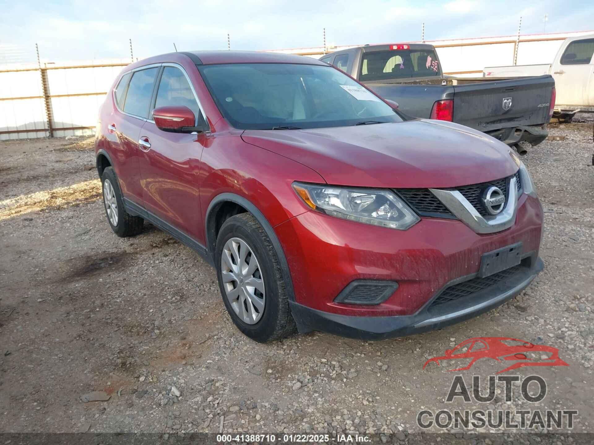 NISSAN ROGUE 2015 - KNMAT2MV6FP584773