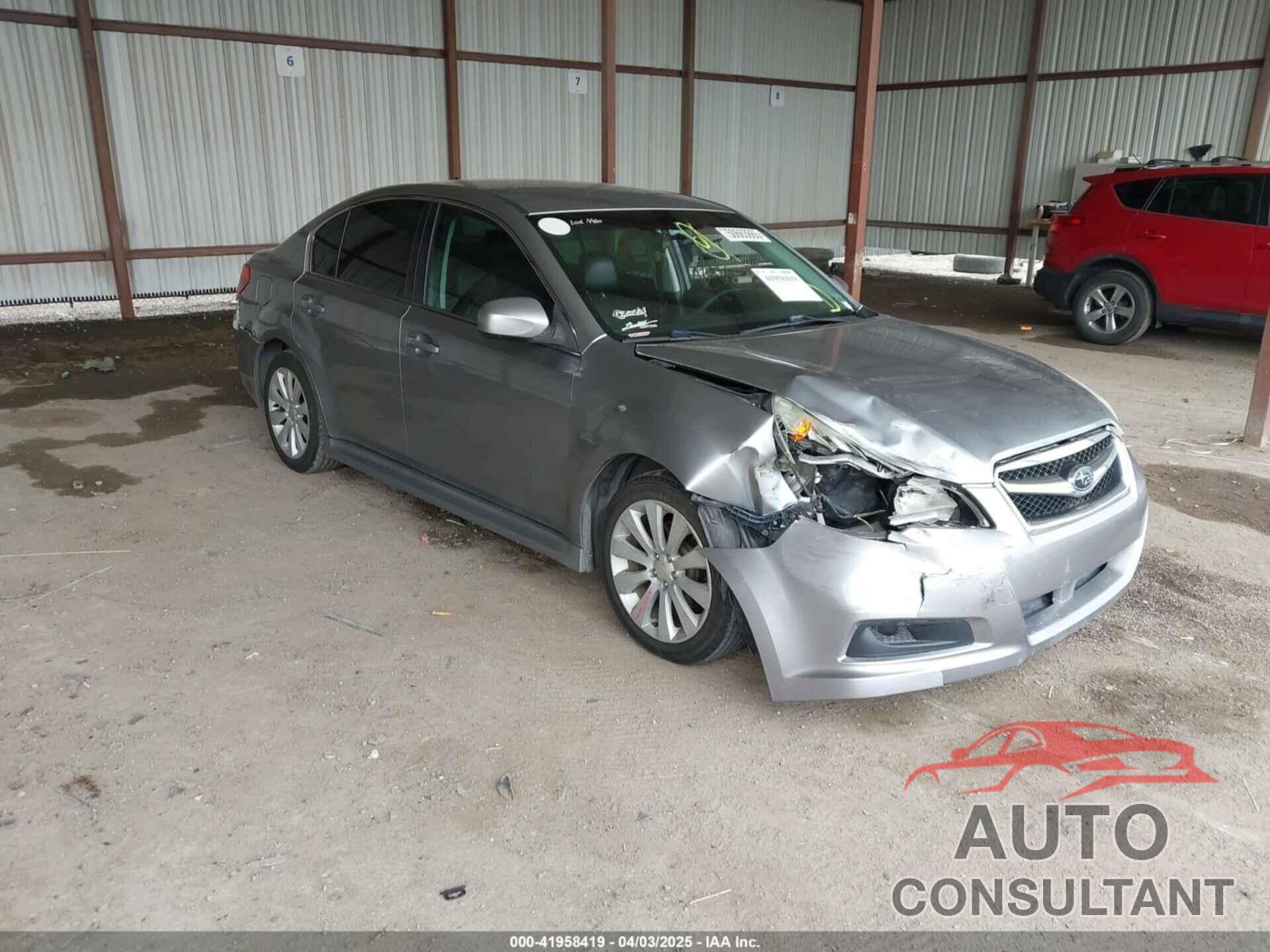 SUBARU LEGACY 2011 - 4S3BMBJ65B3239007
