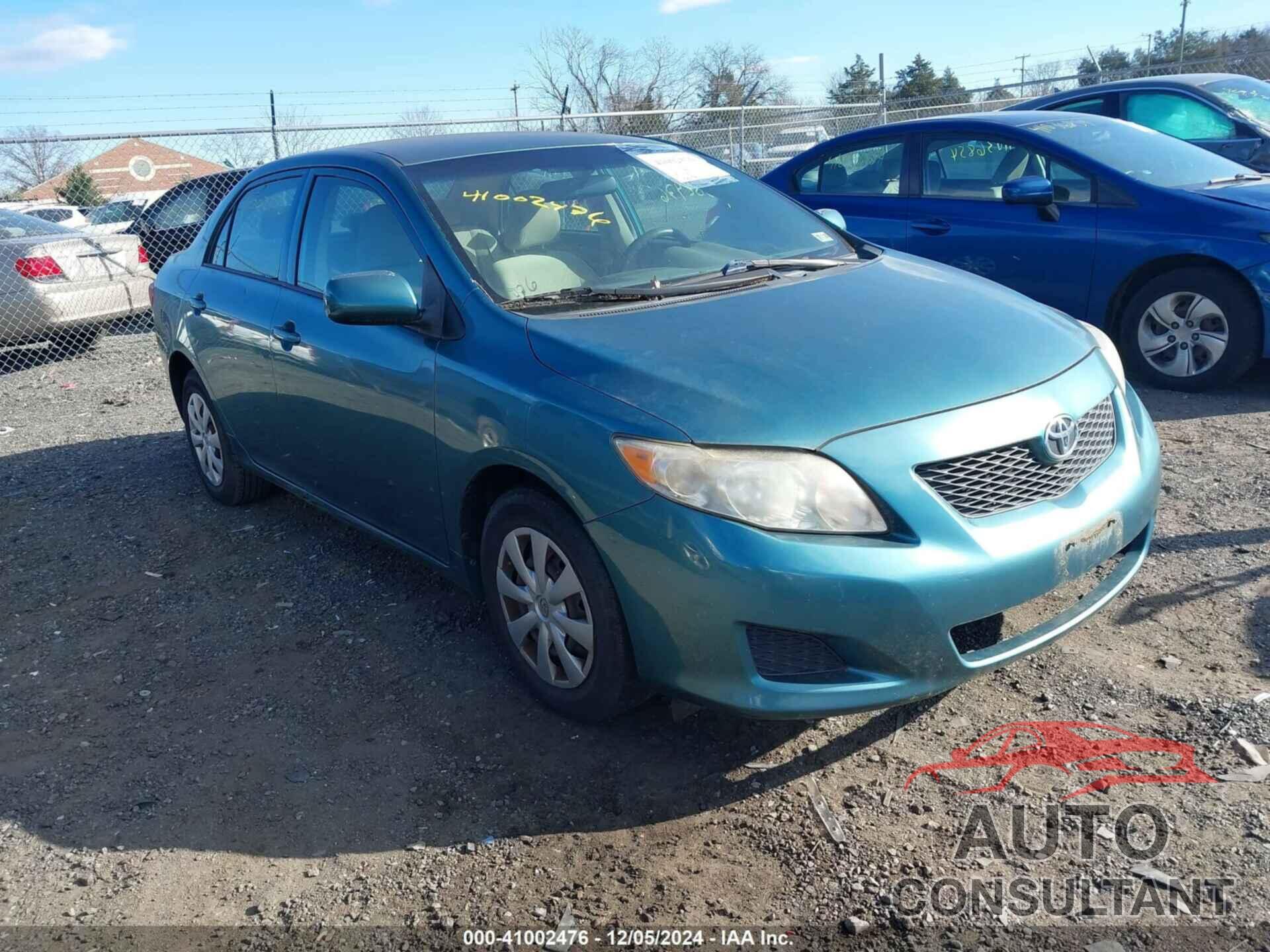 TOYOTA COROLLA 2009 - JTDBL40E699067939