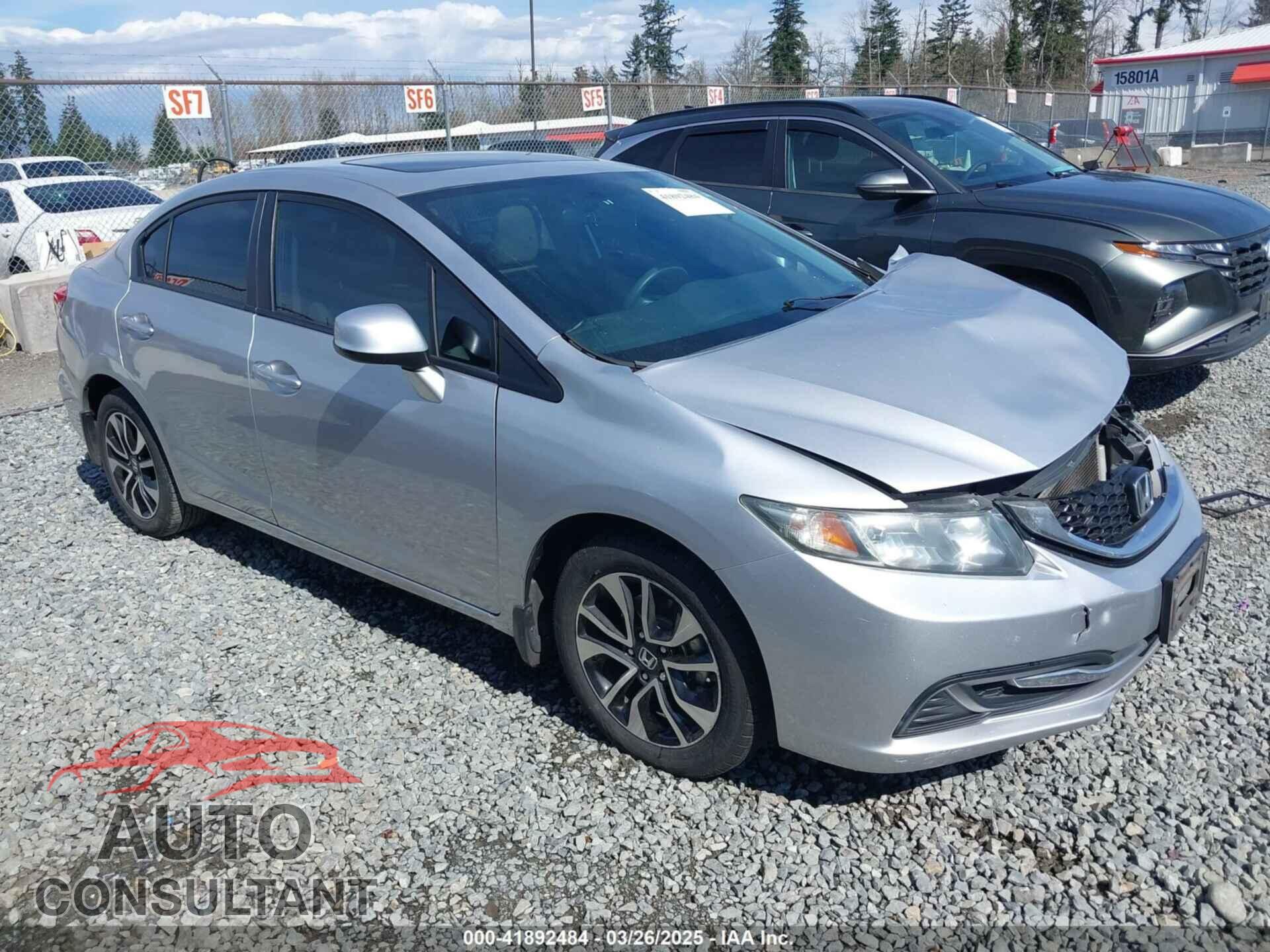 HONDA CIVIC 2013 - 19XFB2F81DE060587
