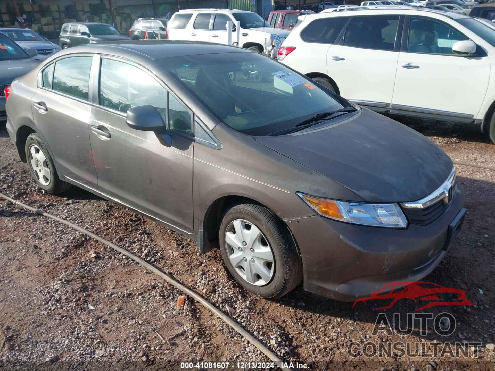 HONDA CIVIC 2012 - 19XFB2F50CE005942
