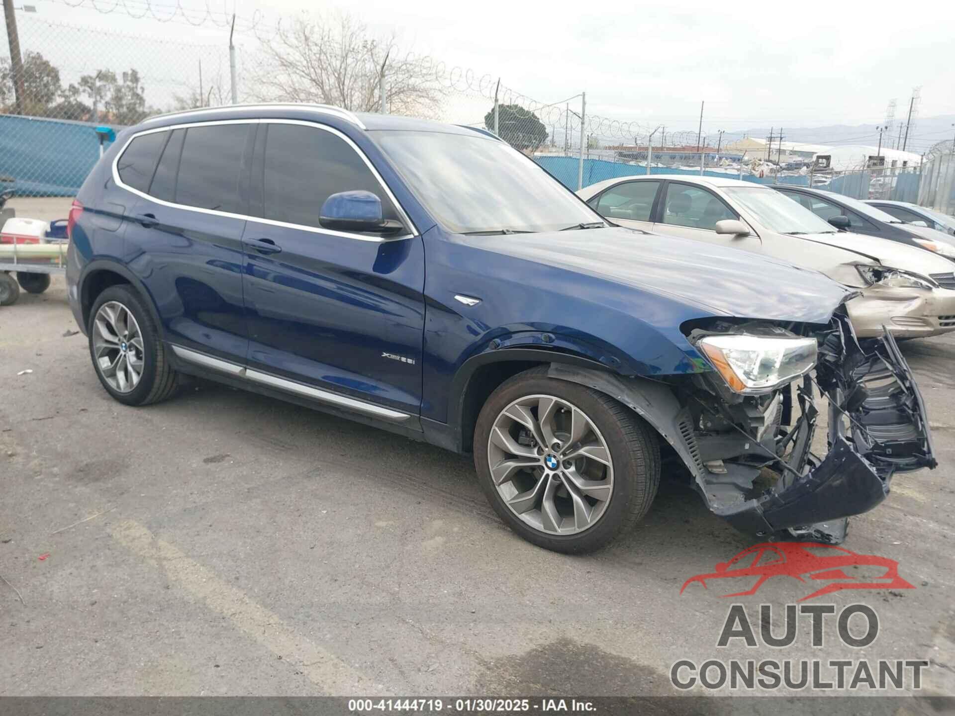BMW X3 2016 - 5UXWX9C58G0D93503