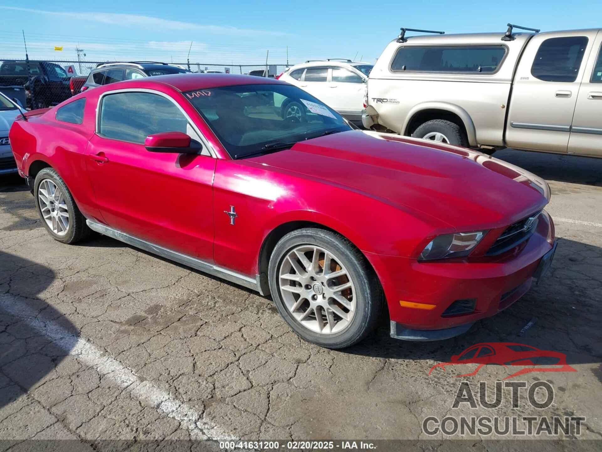 FORD MUSTANG 2012 - 1ZVBP8AM7C5270903