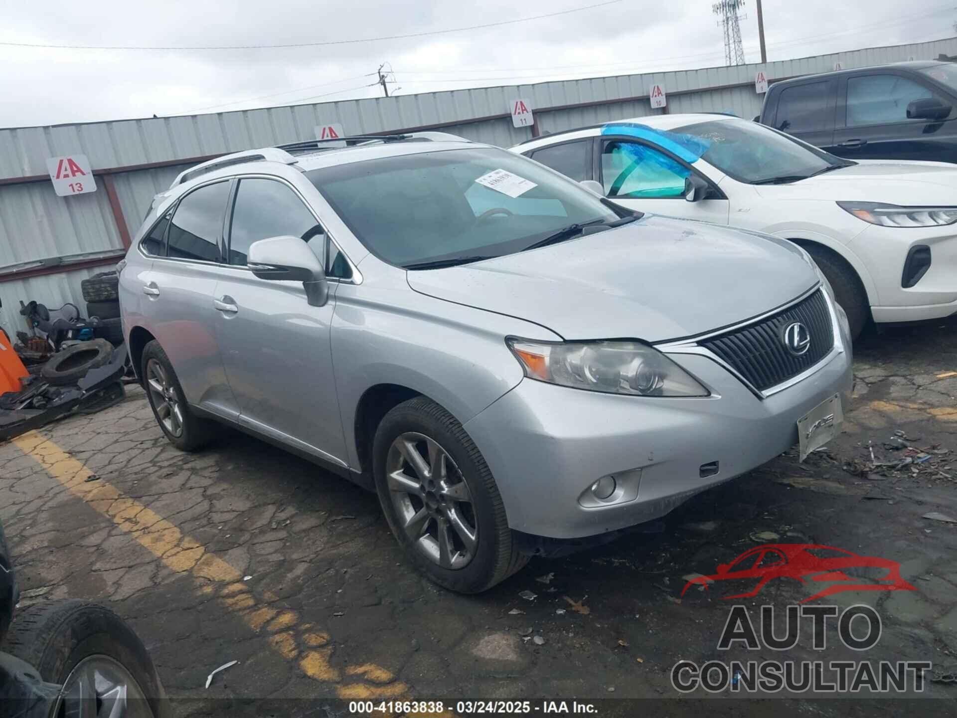 LEXUS RX 350 2011 - 2T2BK1BA5BC080950
