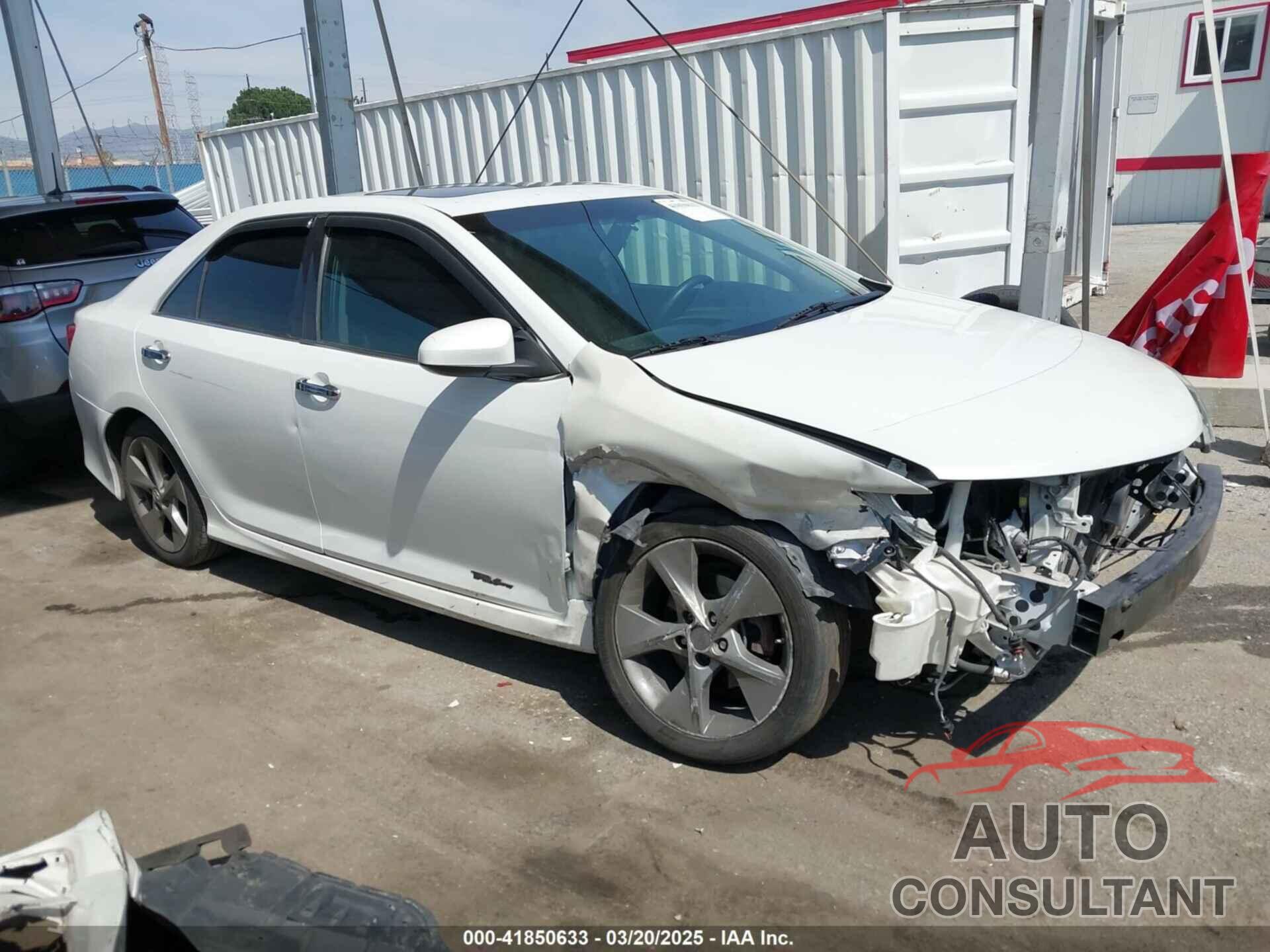 TOYOTA CAMRY 2012 - 4T1BF1FK3CU618394