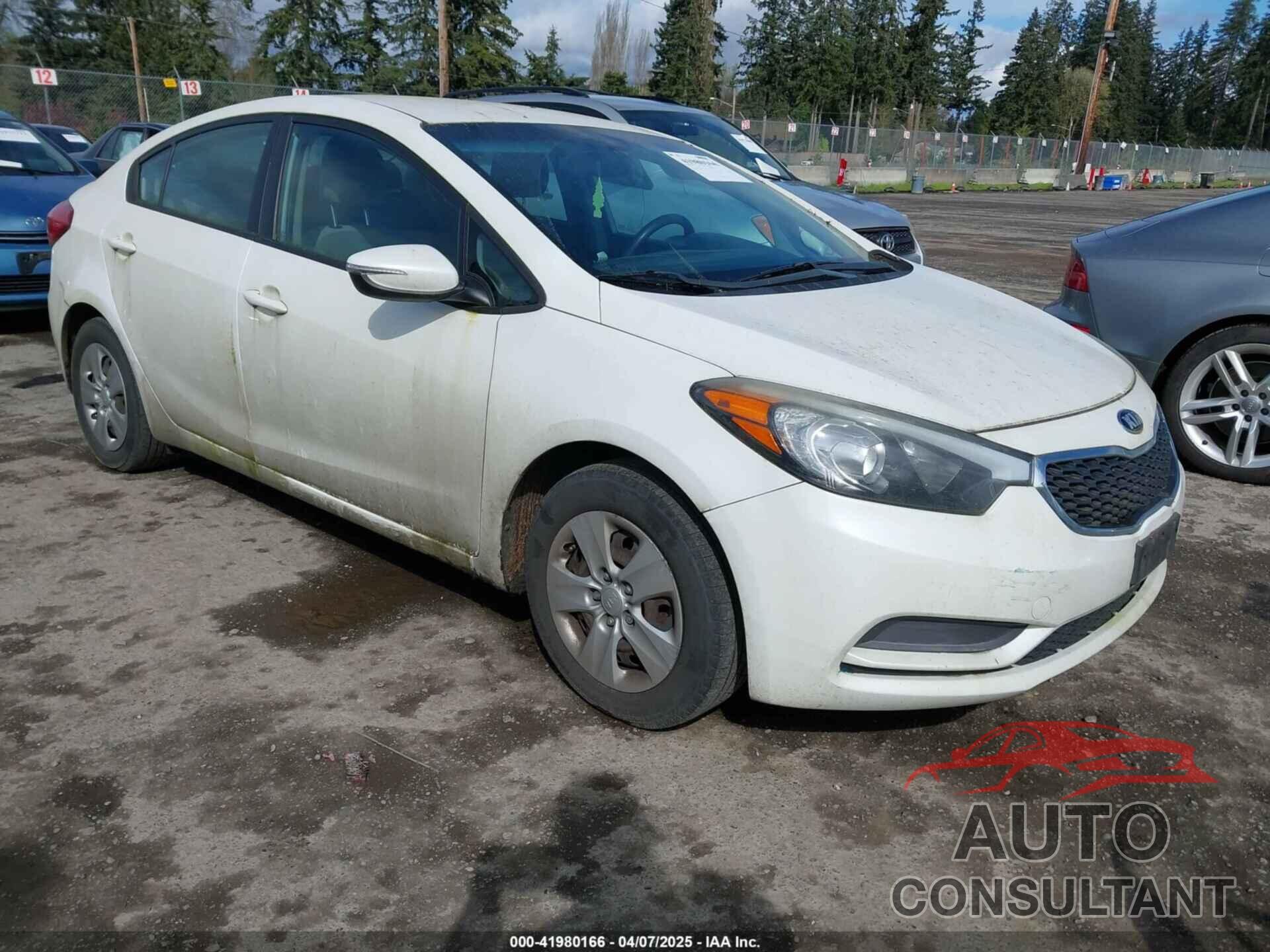 KIA FORTE 2015 - KNAFX4A63F5258103