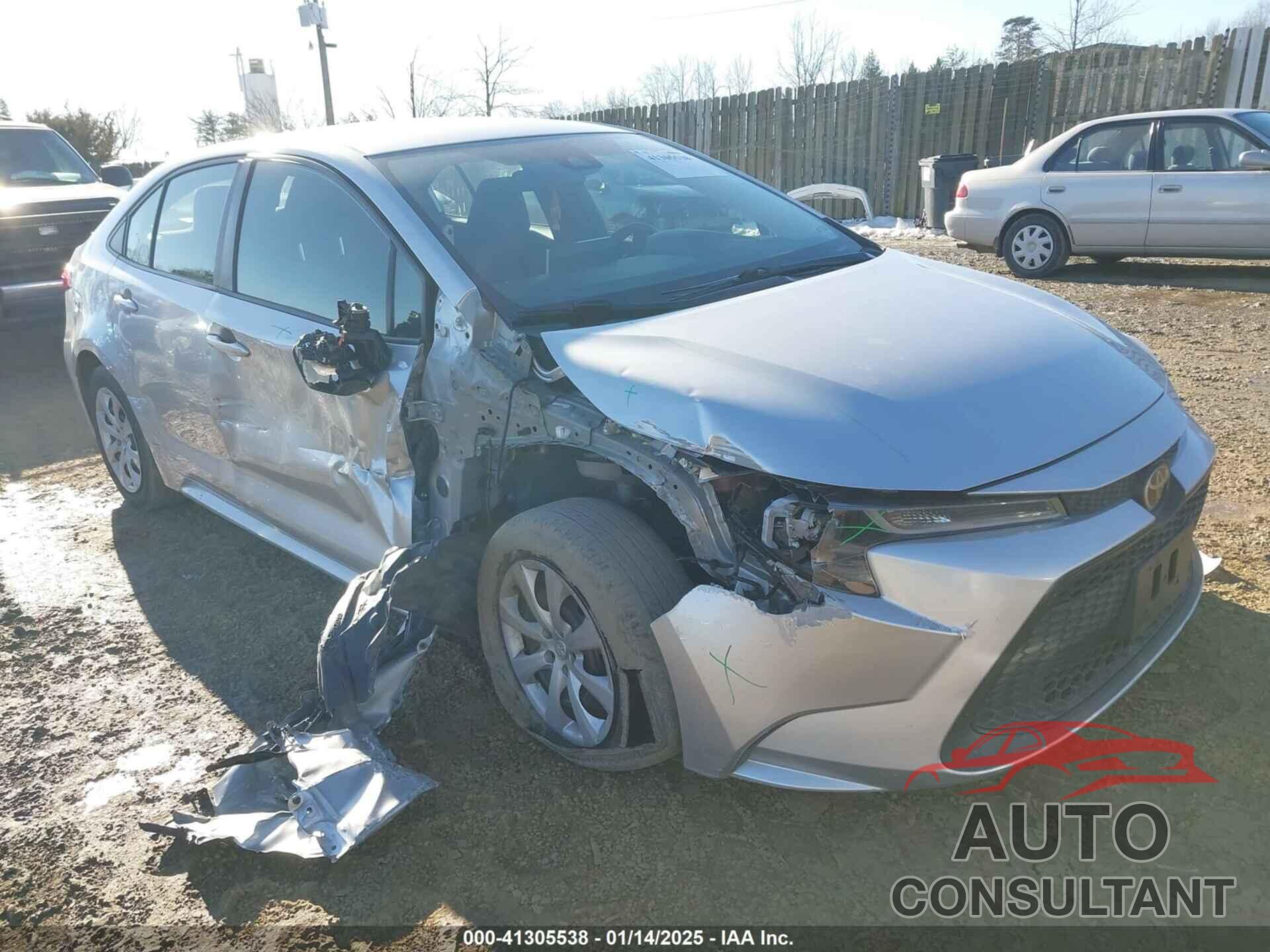 TOYOTA COROLLA 2020 - JTDEPRAEXLJ040147