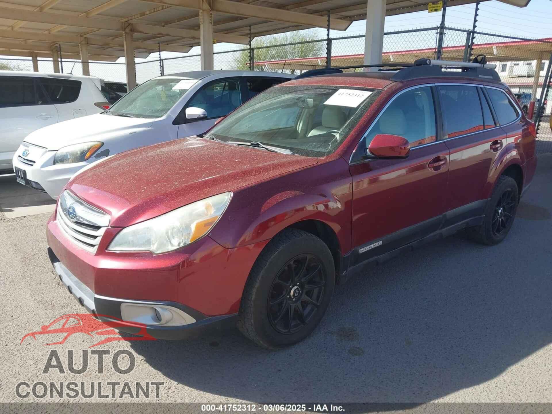SUBARU OUTBACK 2011 - 4S4BRBJC0B3347828
