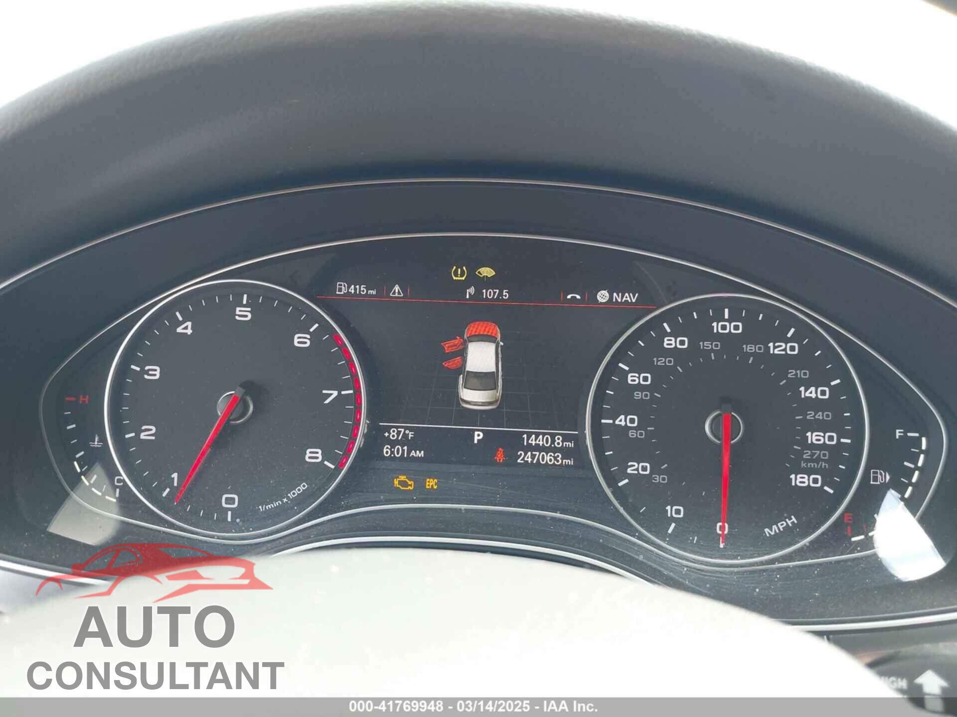 AUDI A6 2013 - WAUDFAFC8DN074618