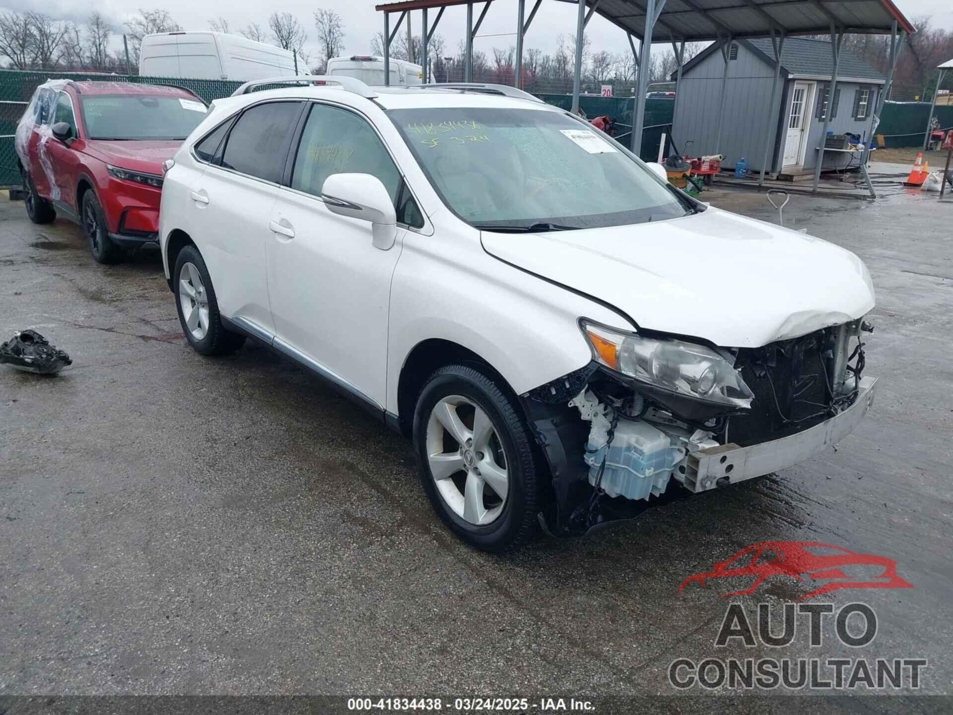 LEXUS RX 350 2012 - 2T2BK1BA5CC148746