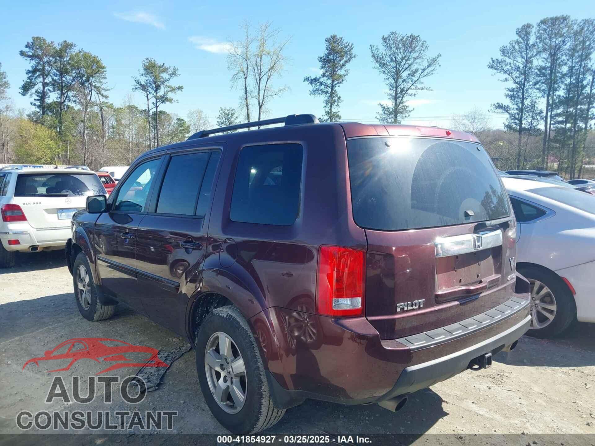 HONDA PILOT 2011 - 5FNYF4H76BB024124