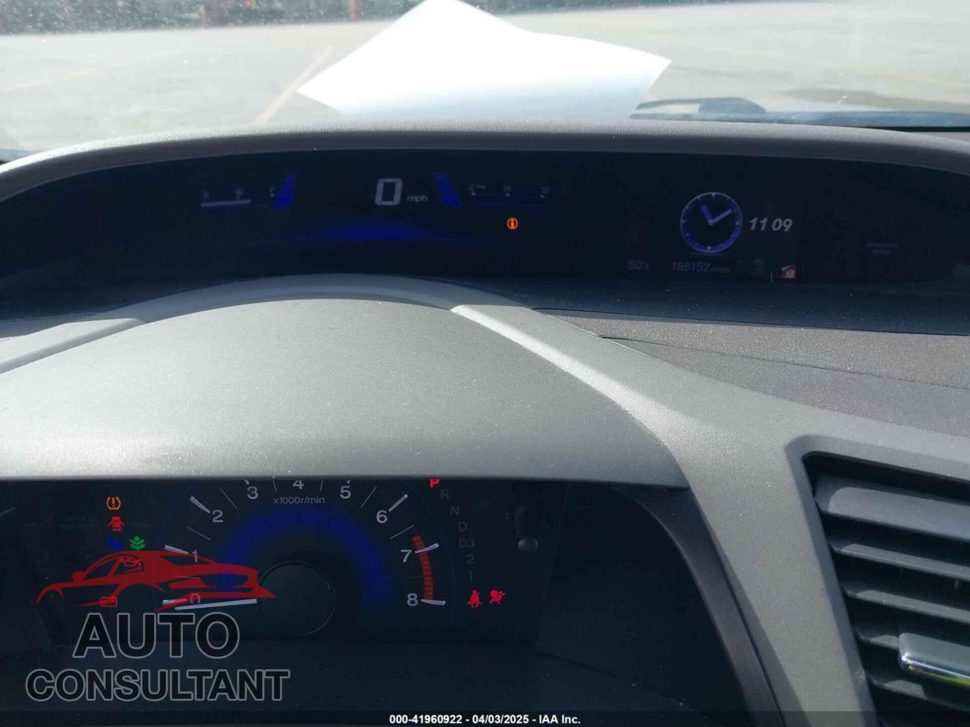 HONDA CIVIC 2012 - JHMFB2F84CS002015