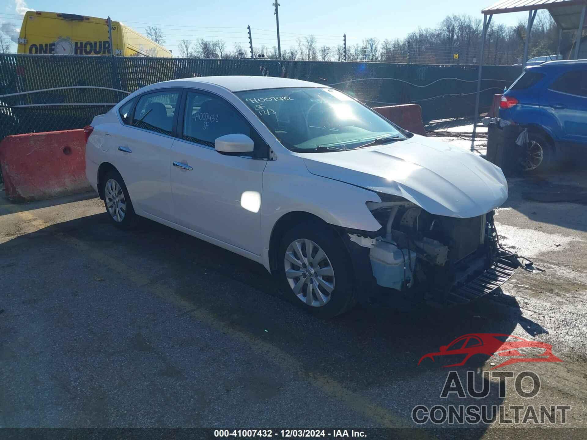 NISSAN SENTRA 2017 - 3N1AB7AP1HY387651