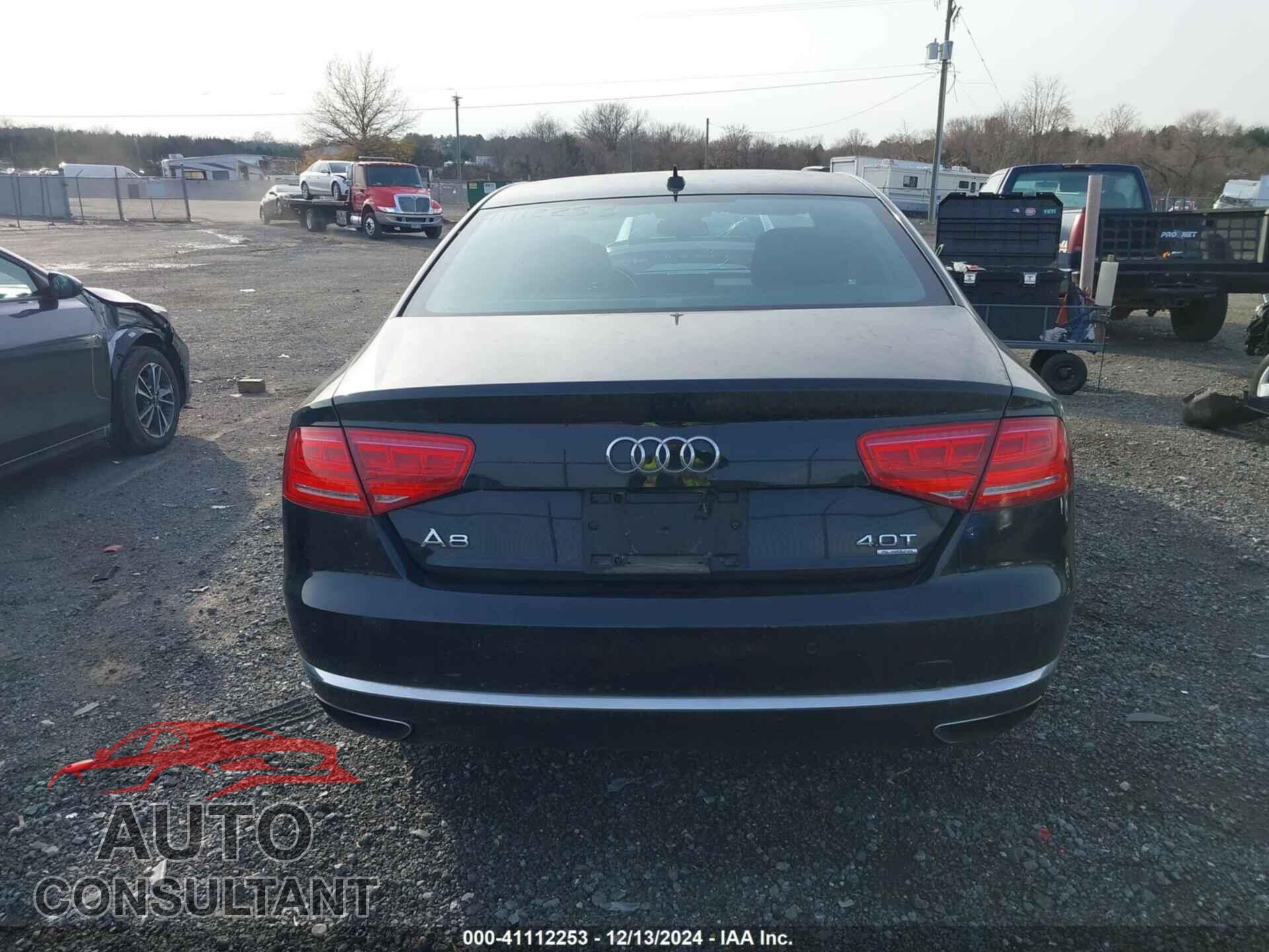 AUDI A8 2013 - WAUA2AFD9DN030358