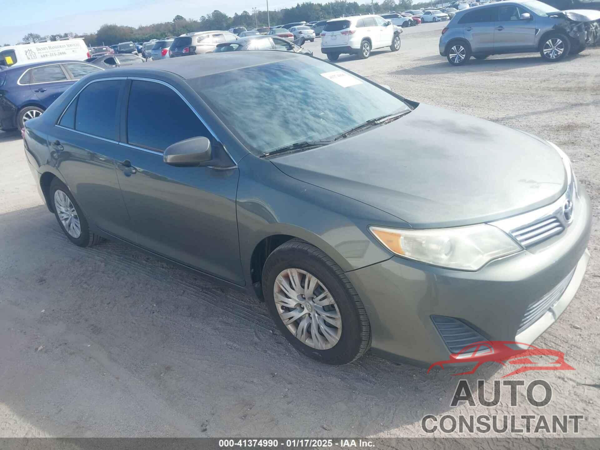 TOYOTA CAMRY 2012 - 4T1BF1FK2CU508792