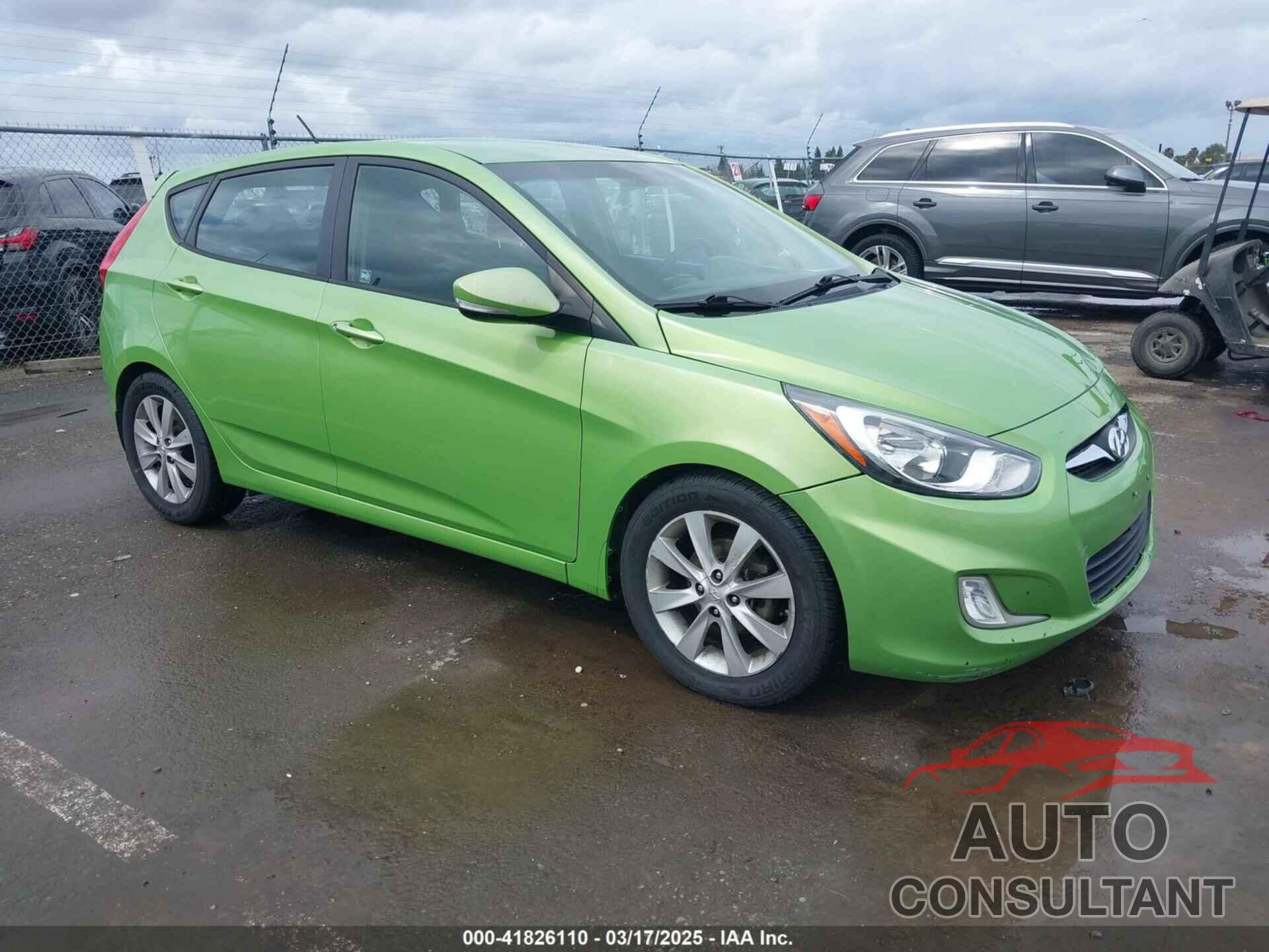 HYUNDAI ACCENT 2013 - KMHCU5AE9DU129440