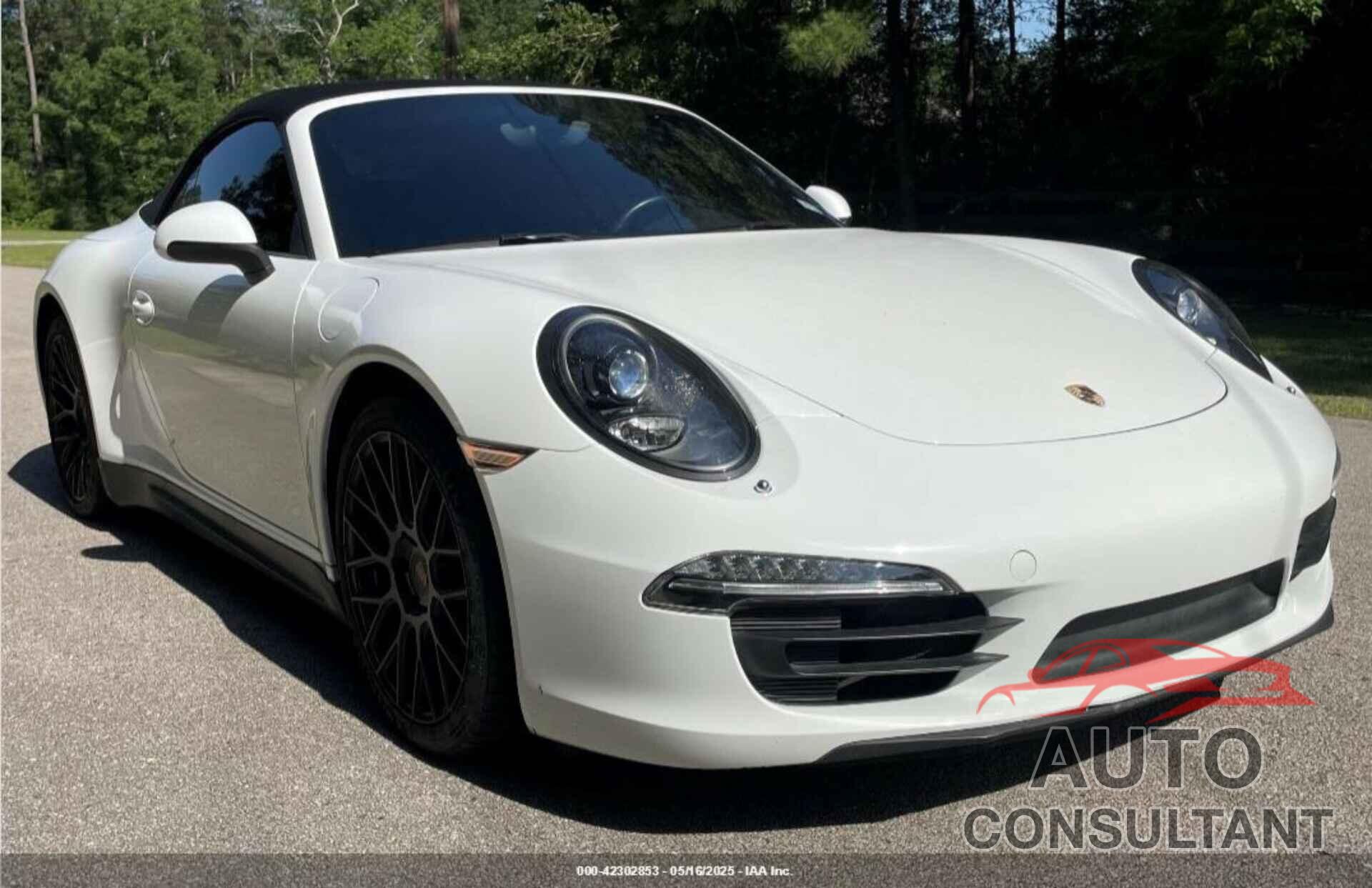 PORSCHE 911 2014 - WP0CA2A92ES140453