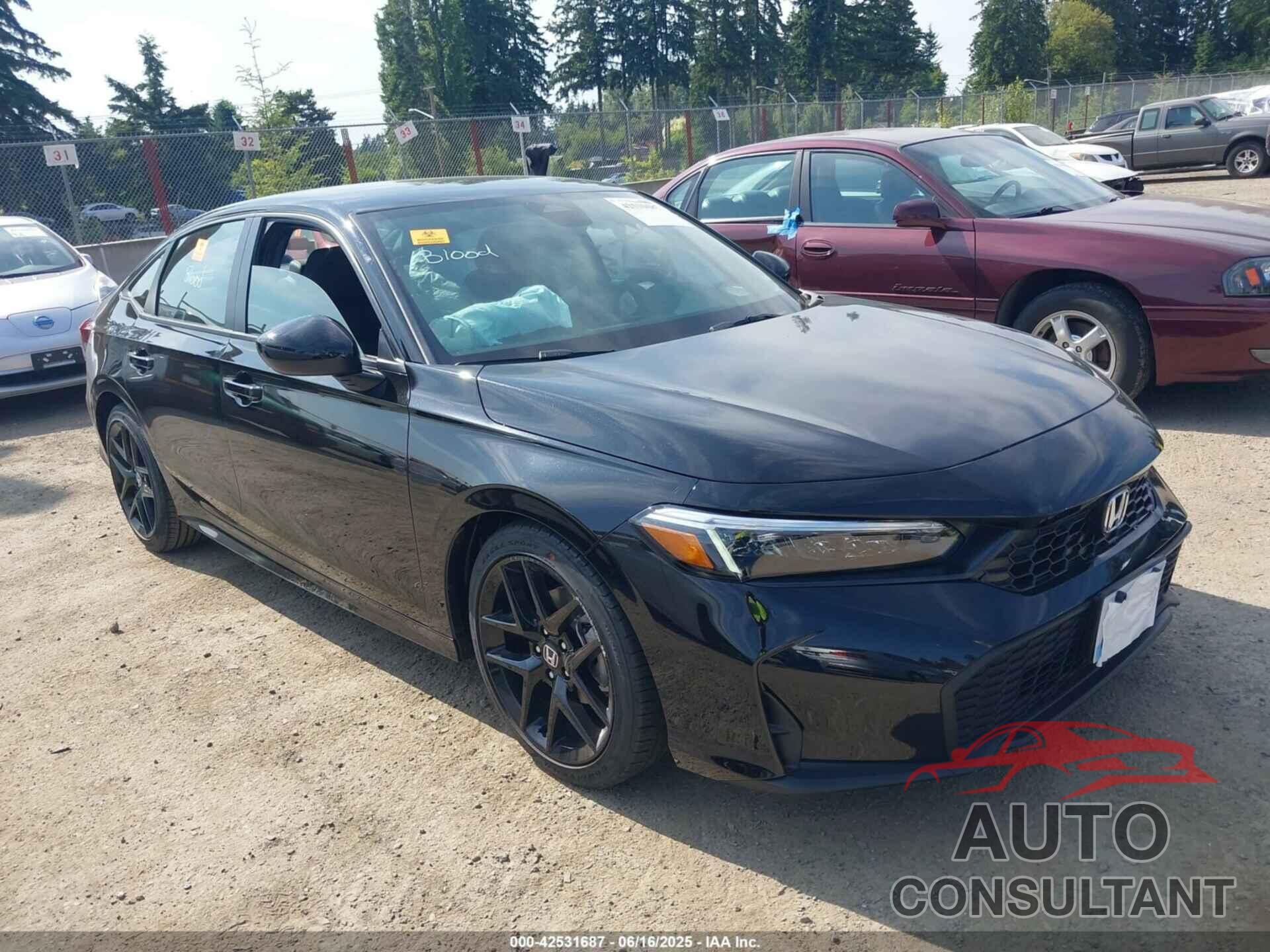 HONDA CIVIC 2025 - 2HGFE2F59SH600736