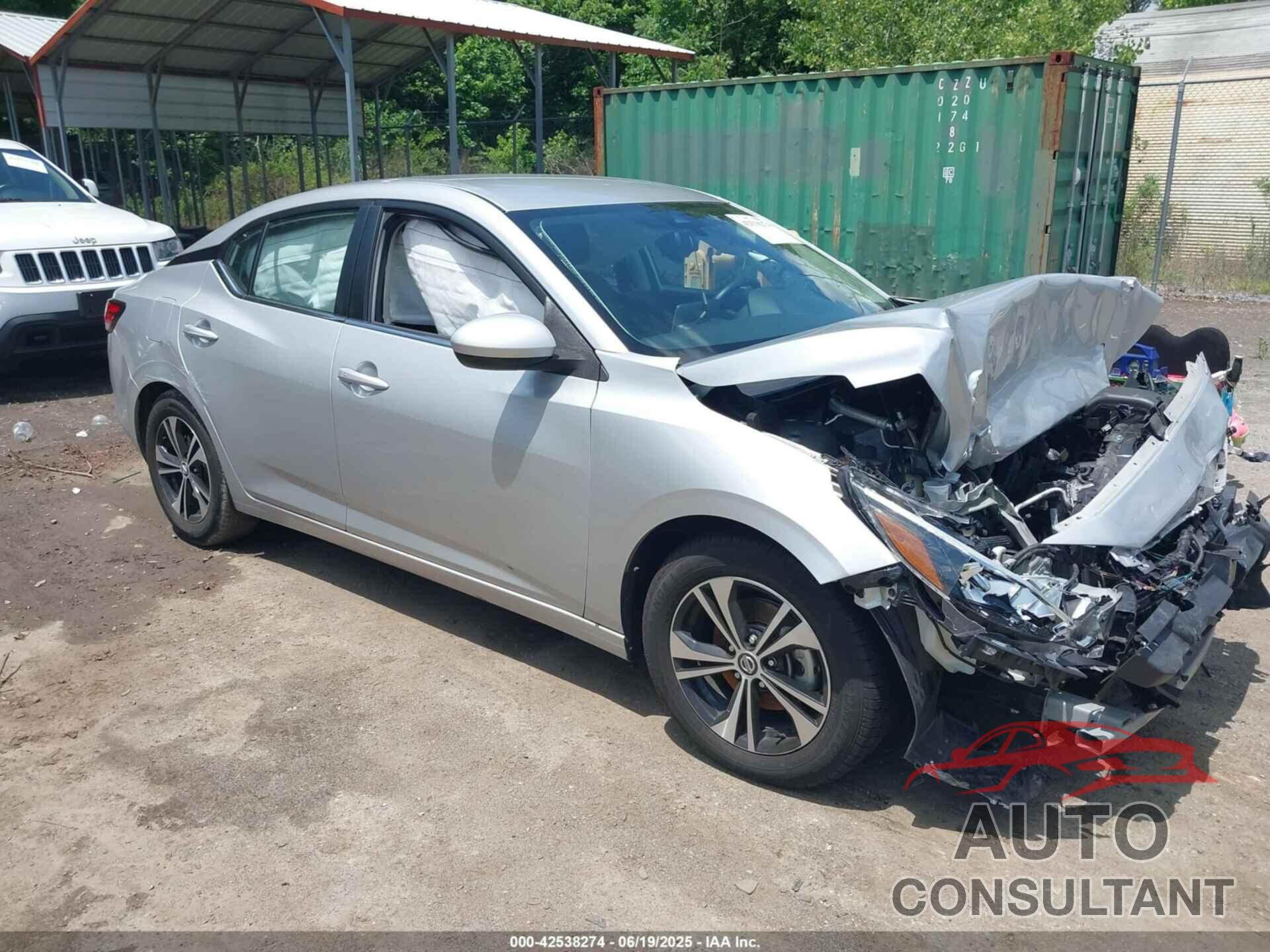 NISSAN SENTRA 2022 - 3N1AB8CV9NY268324