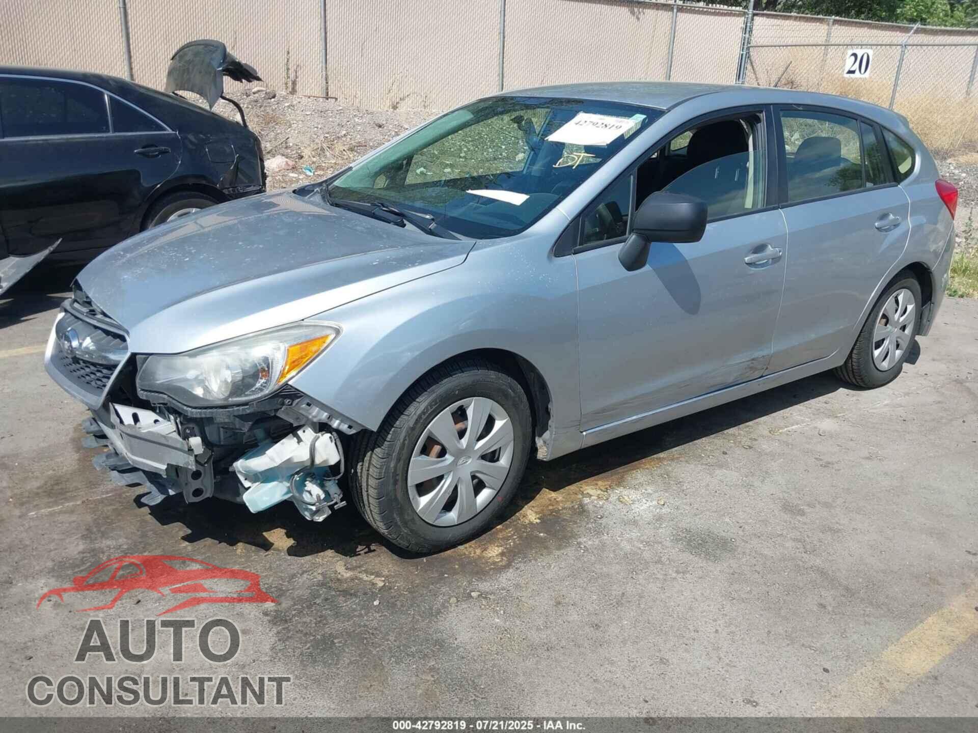 SUBARU IMPREZA 2013 - JF1GPAA65D2861306