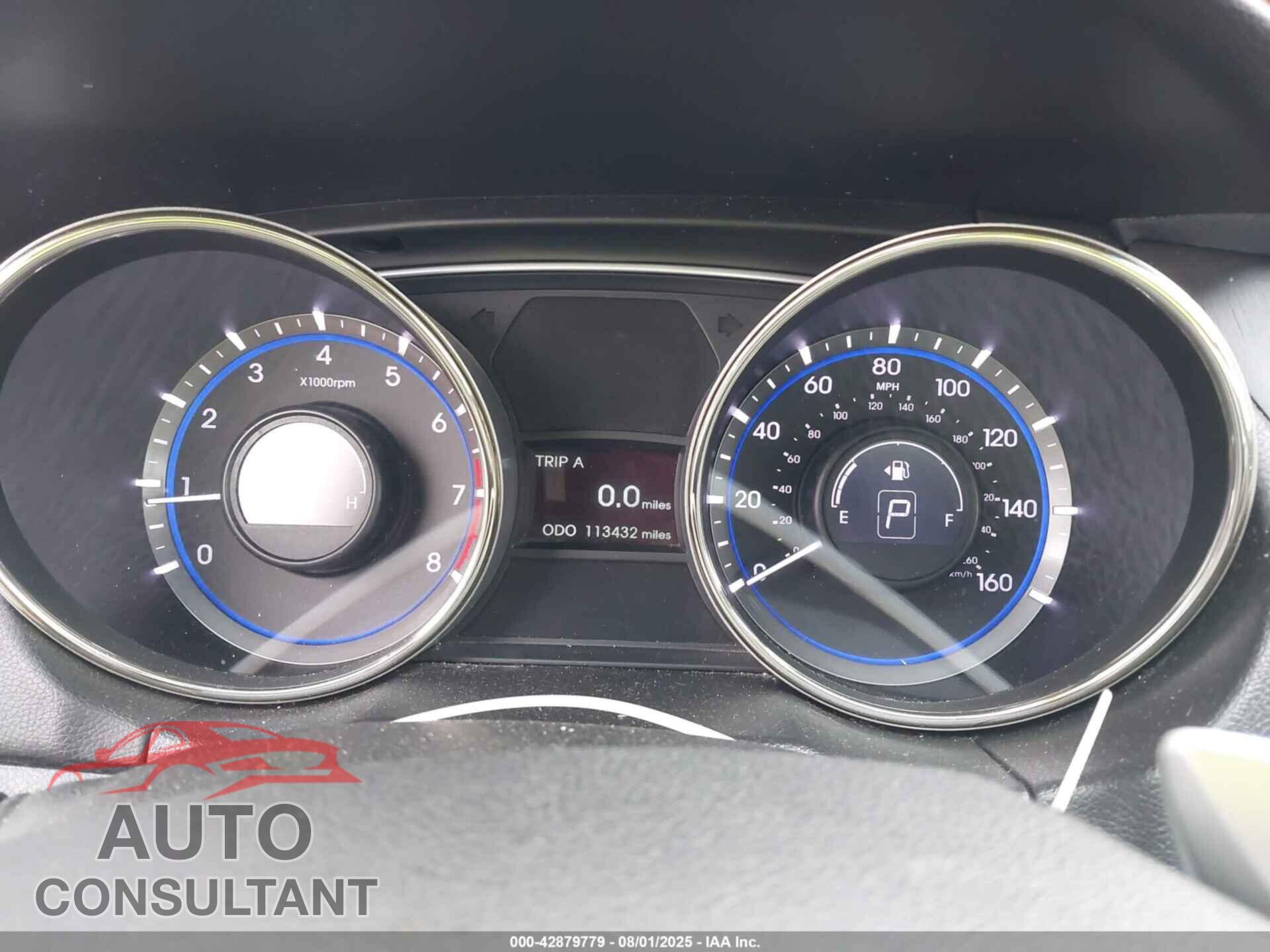 HYUNDAI SONATA 2013 - 5NPEC4AC3DH727770
