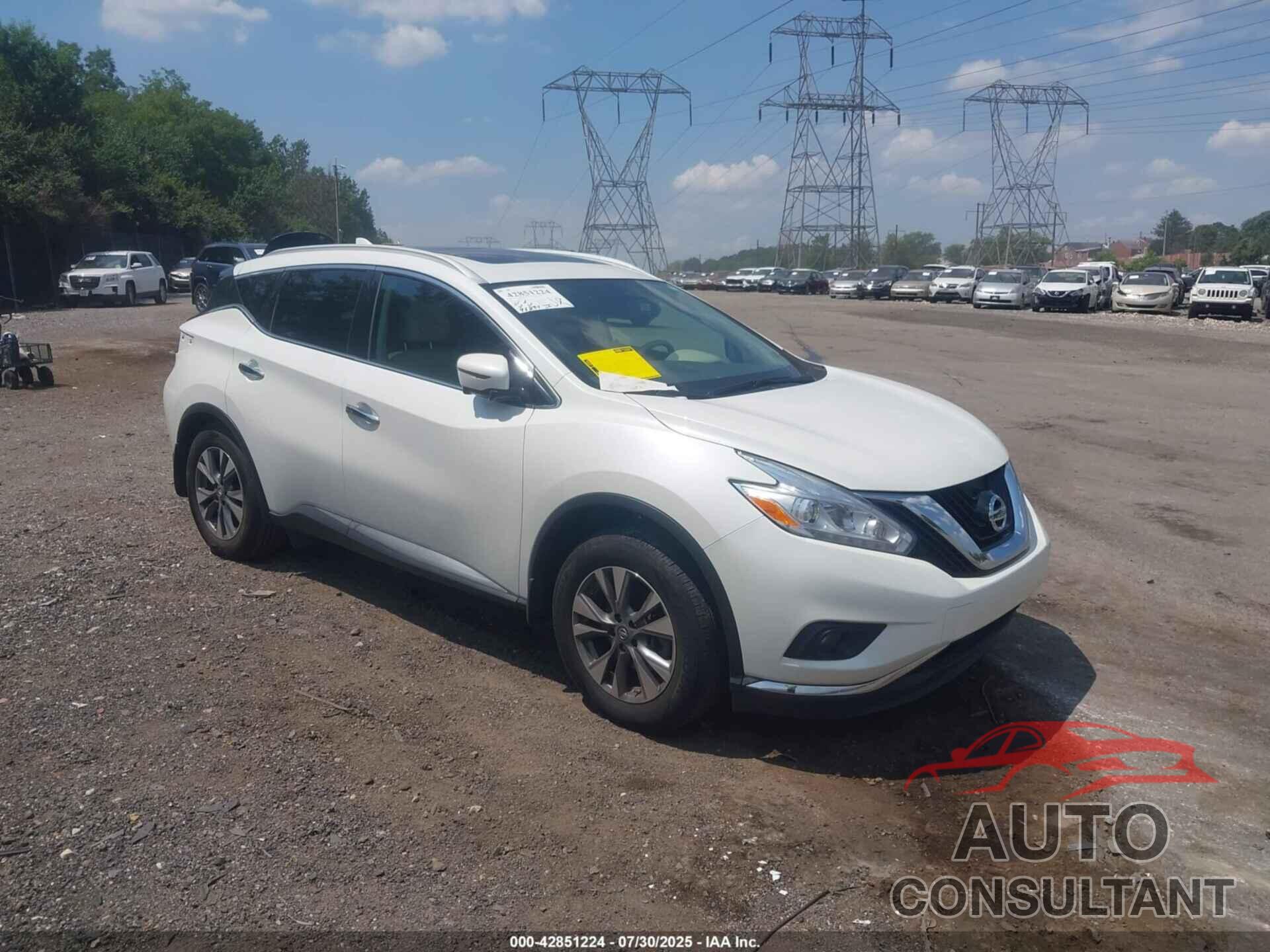 NISSAN MURANO 2017 - 5N1AZ2MH0HN171489