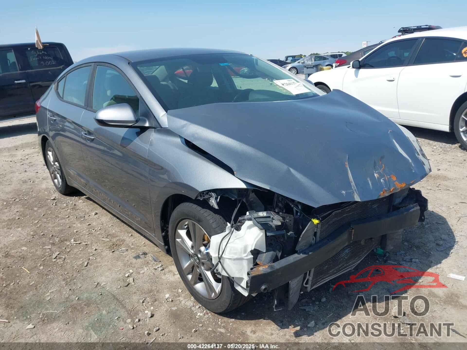 HYUNDAI ELANTRA 2017 - KMHD84LF5HU152826