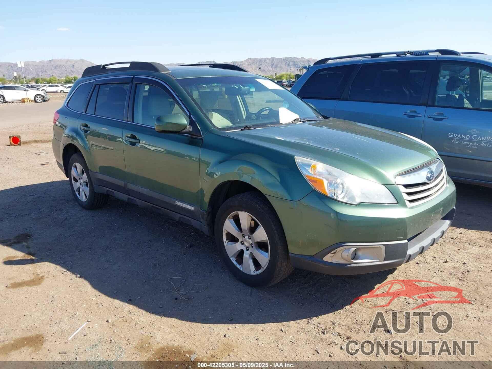 SUBARU OUTBACK 2012 - 4S4BRBGC9C3231097
