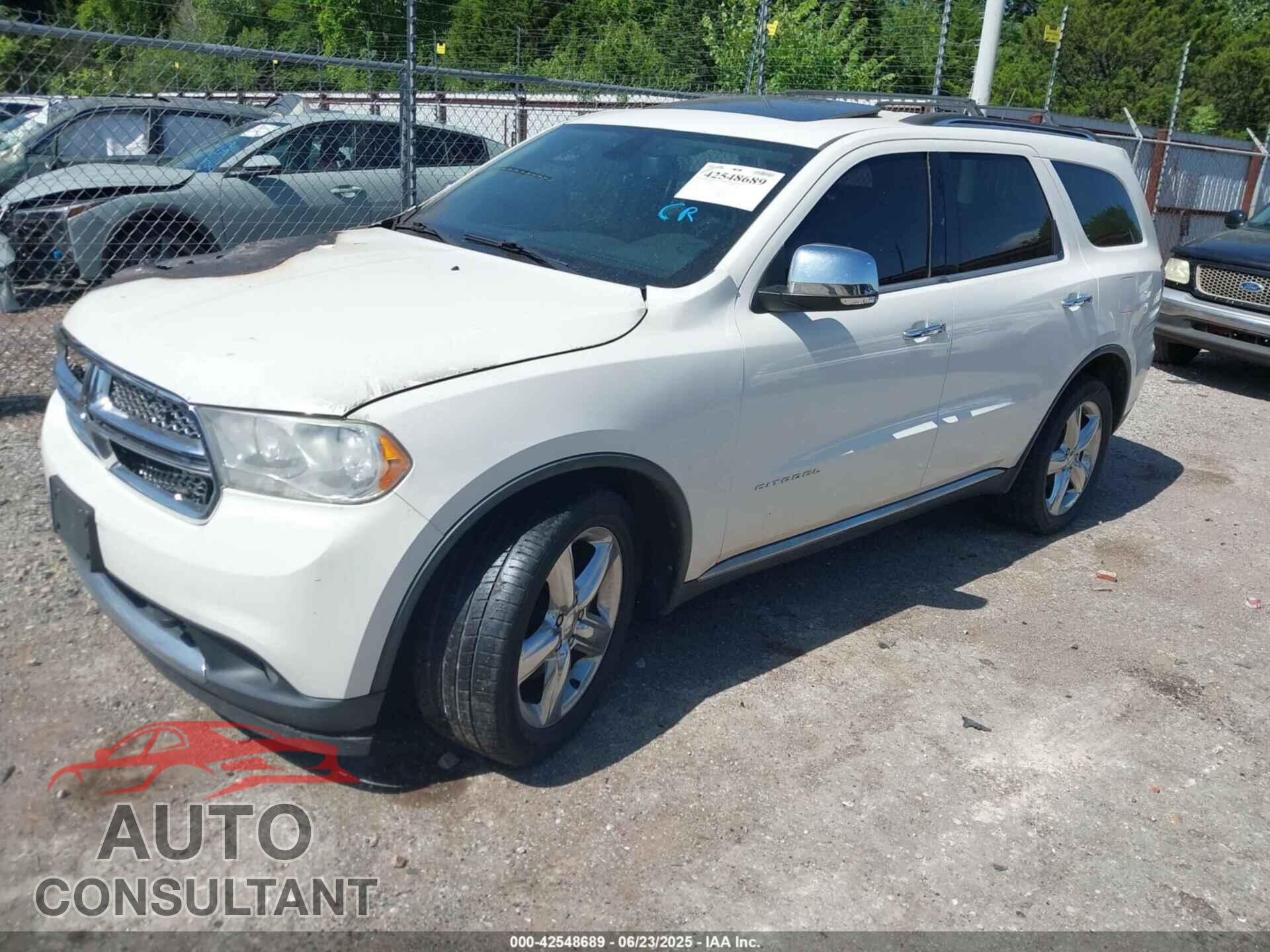 DODGE DURANGO 2012 - 1C4SDJETXCC229763