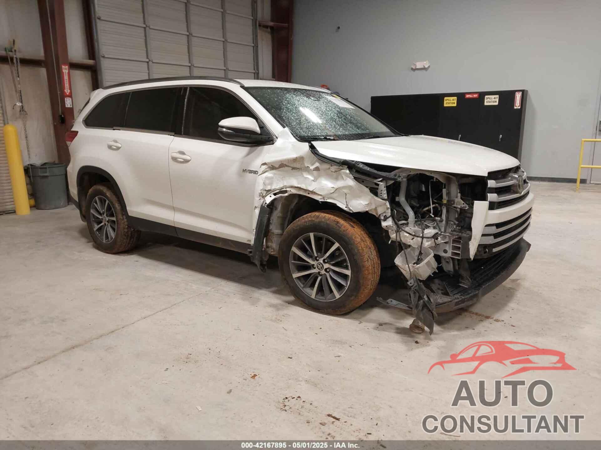 TOYOTA HIGHLANDER HYBRID 2019 - 5TDJGRFH3KS070254