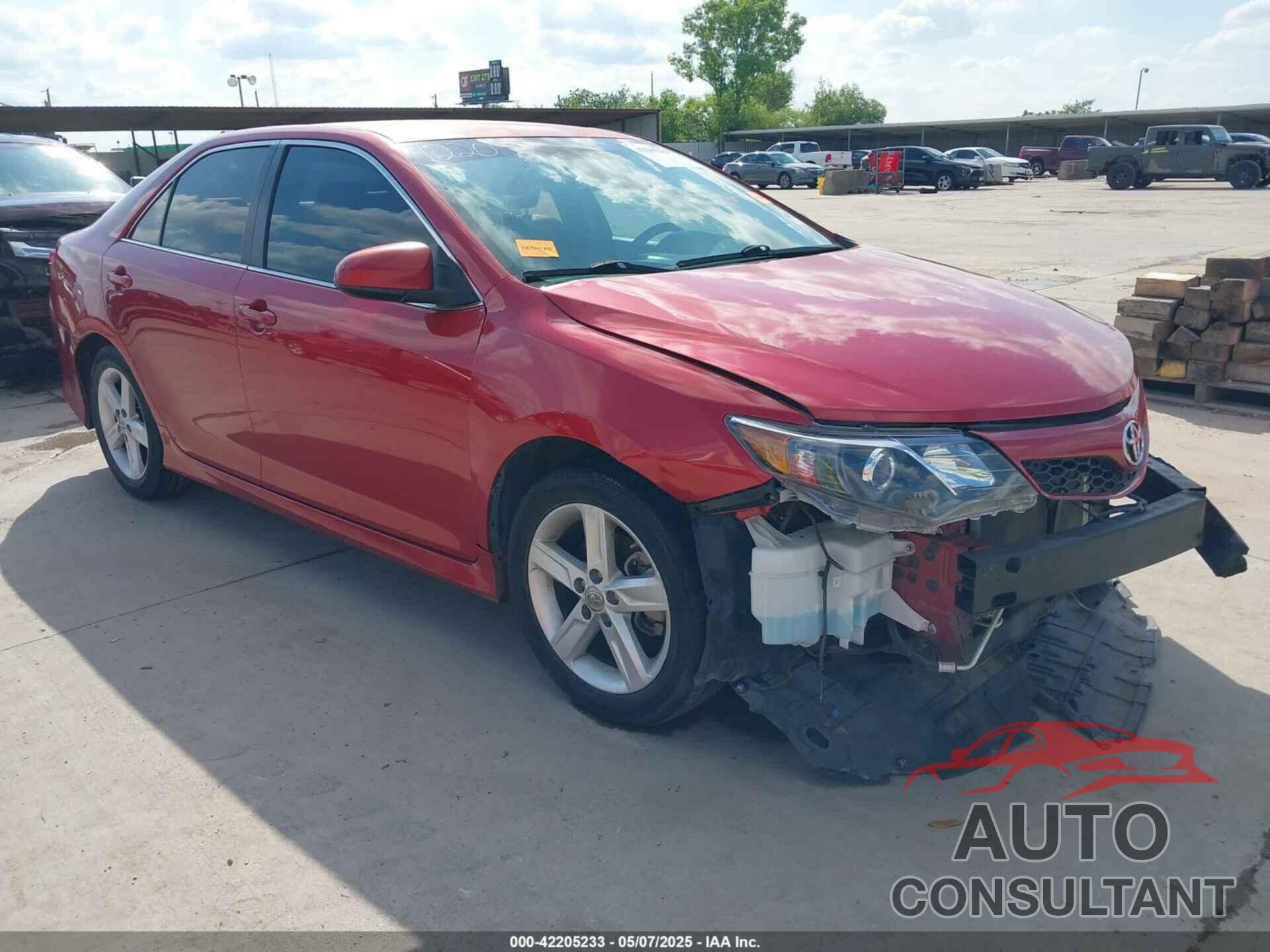 TOYOTA CAMRY 2013 - 4T1BF1FK9DU678438
