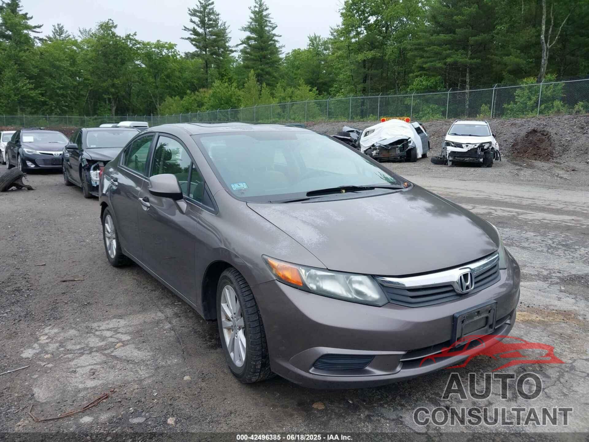 HONDA CIVIC 2012 - 2HGFB2F86CH507063