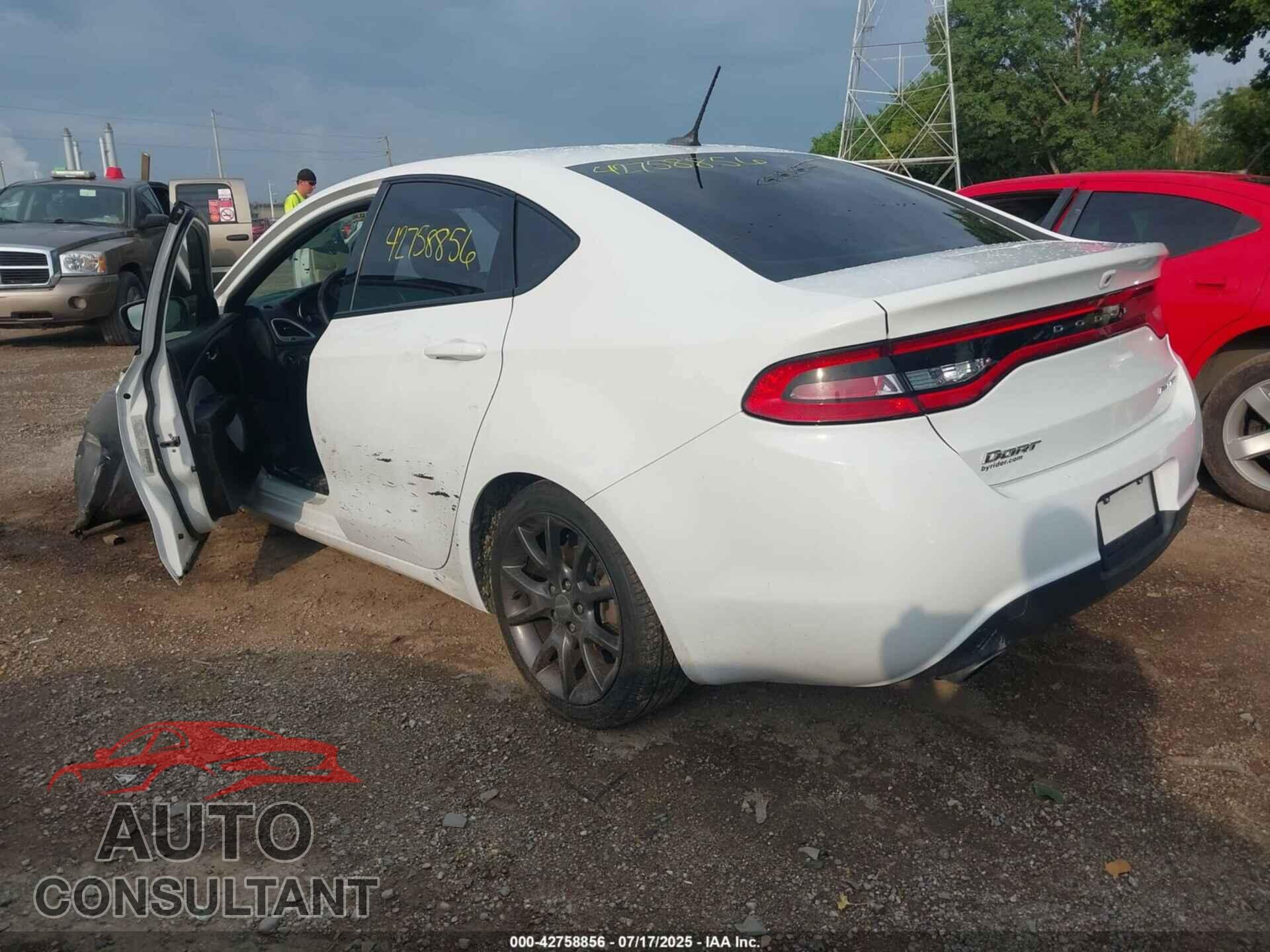 DODGE DART 2015 - 1C3CDFBB4FD391212