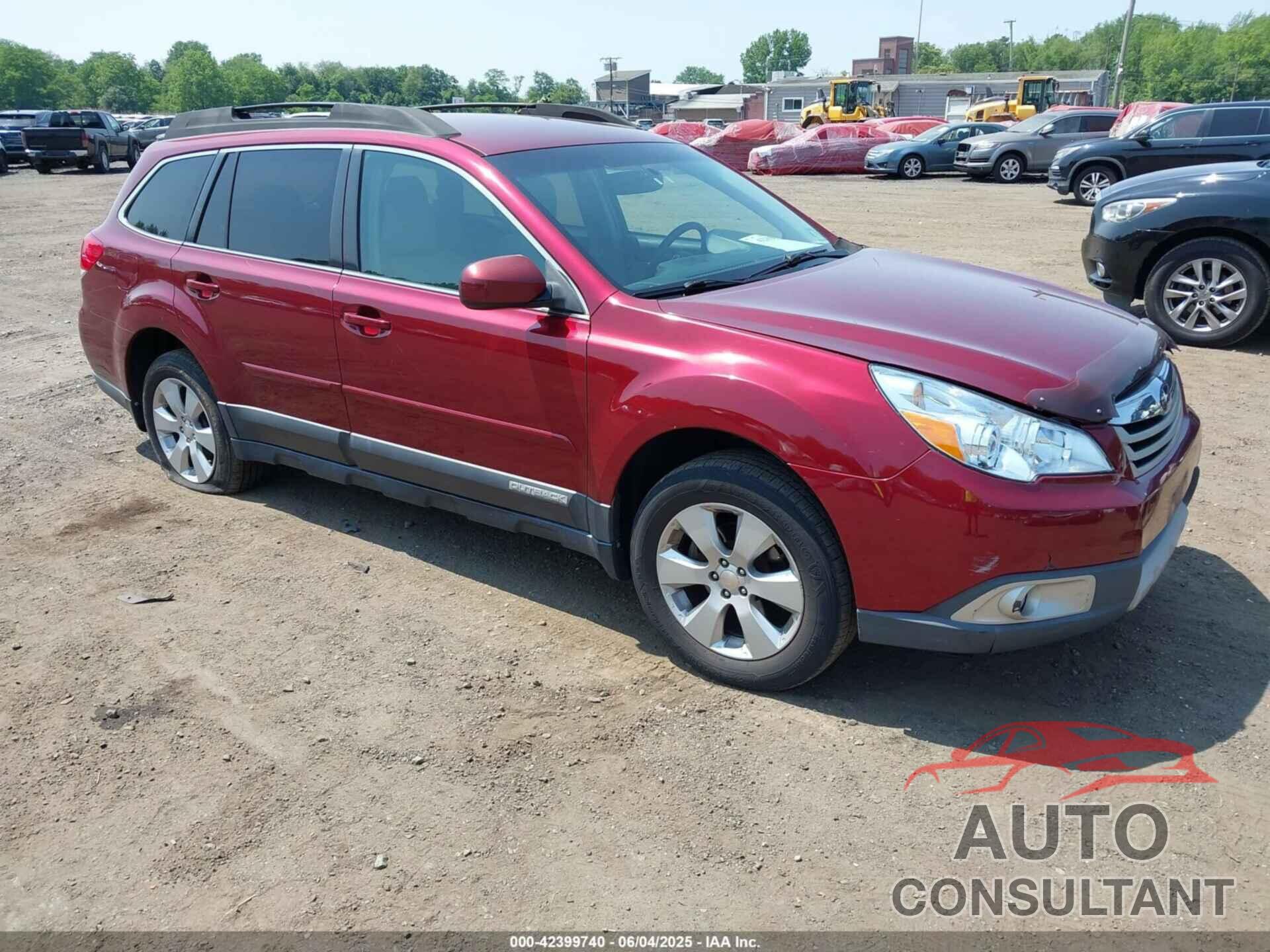 SUBARU OUTBACK 2011 - 4S4BRBJCXB3372722