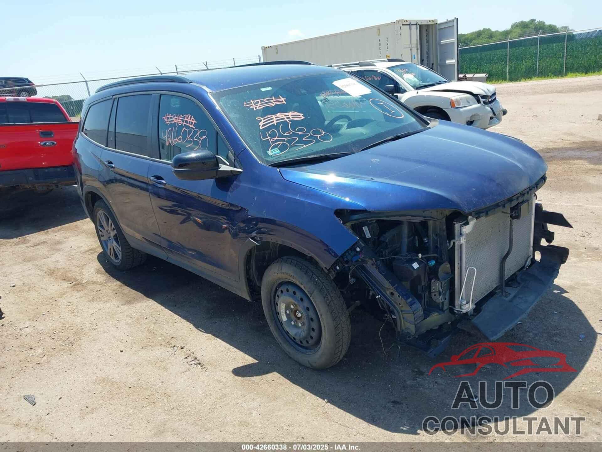 HONDA PILOT 2022 - 5FNYF6H39NB061486
