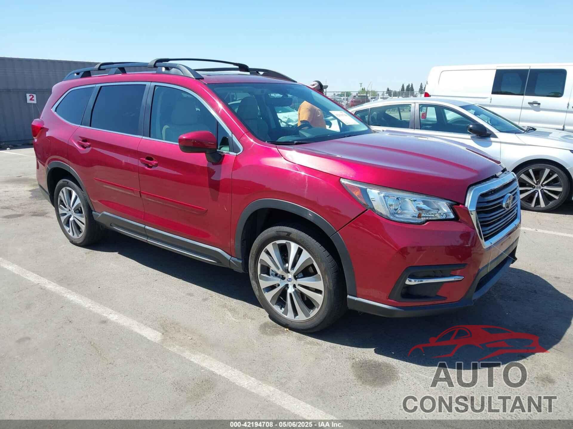 SUBARU ASCENT 2019 - 4S4WMAHDXK3433088