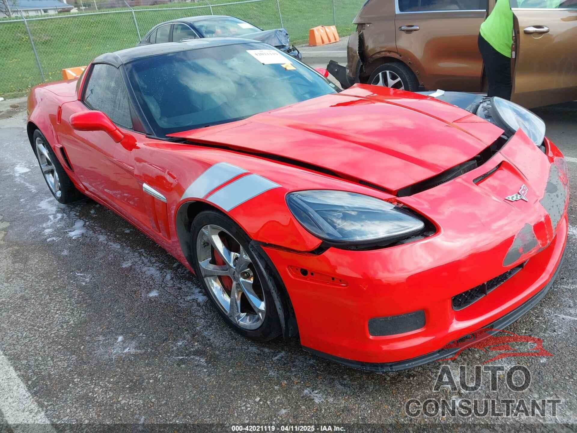 CHEVROLET CORVETTE 2012 - 1G1YW2DW0C5102085