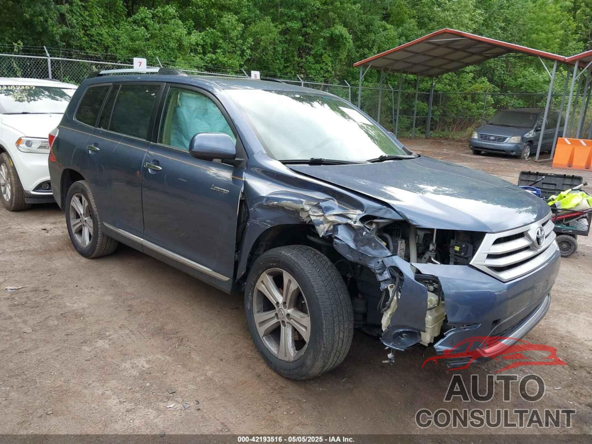 TOYOTA HIGHLANDER 2013 - 5TDDK3EH9DS203161
