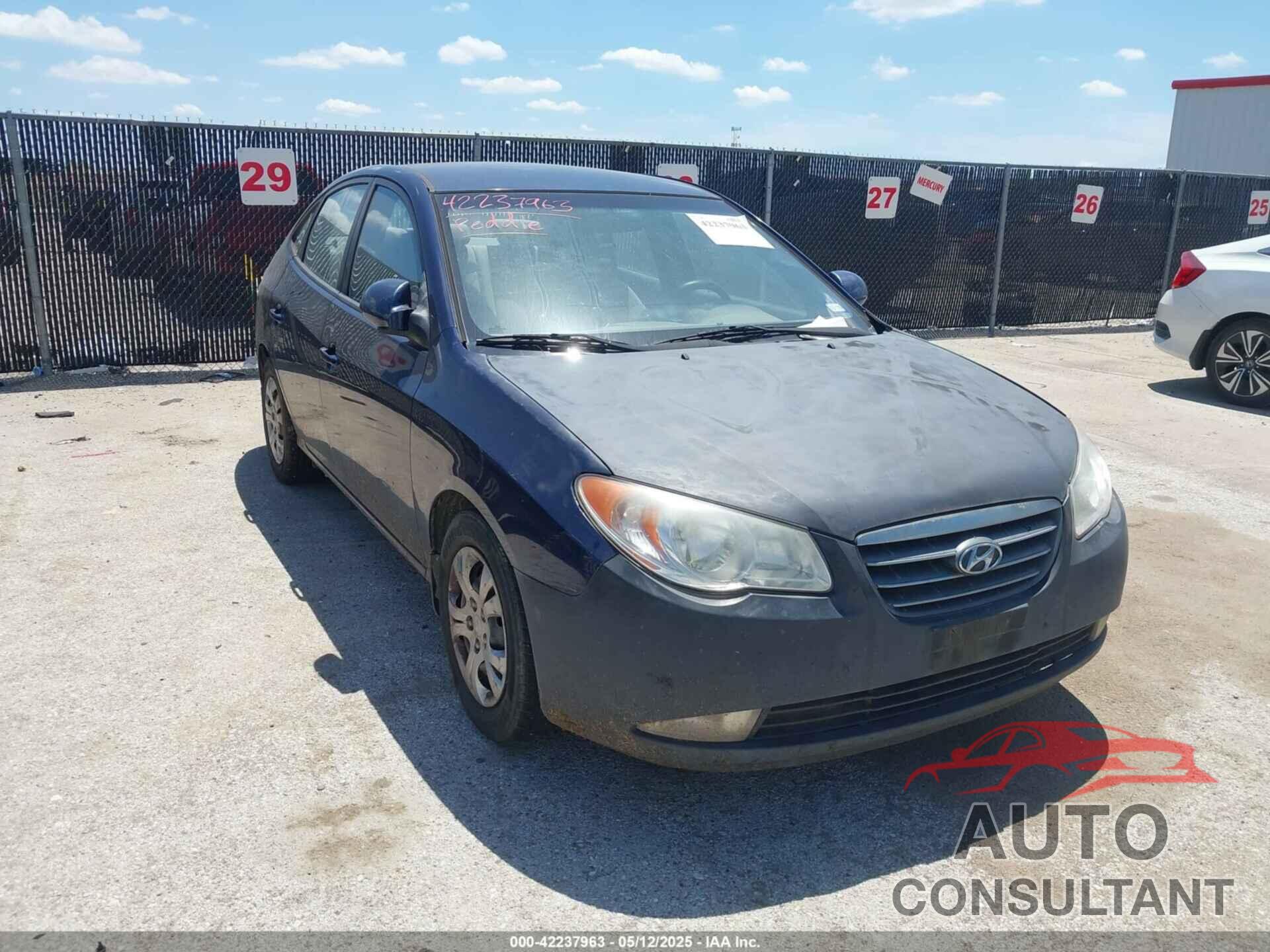 HYUNDAI ELANTRA 2010 - KMHDU4AD4AU180006