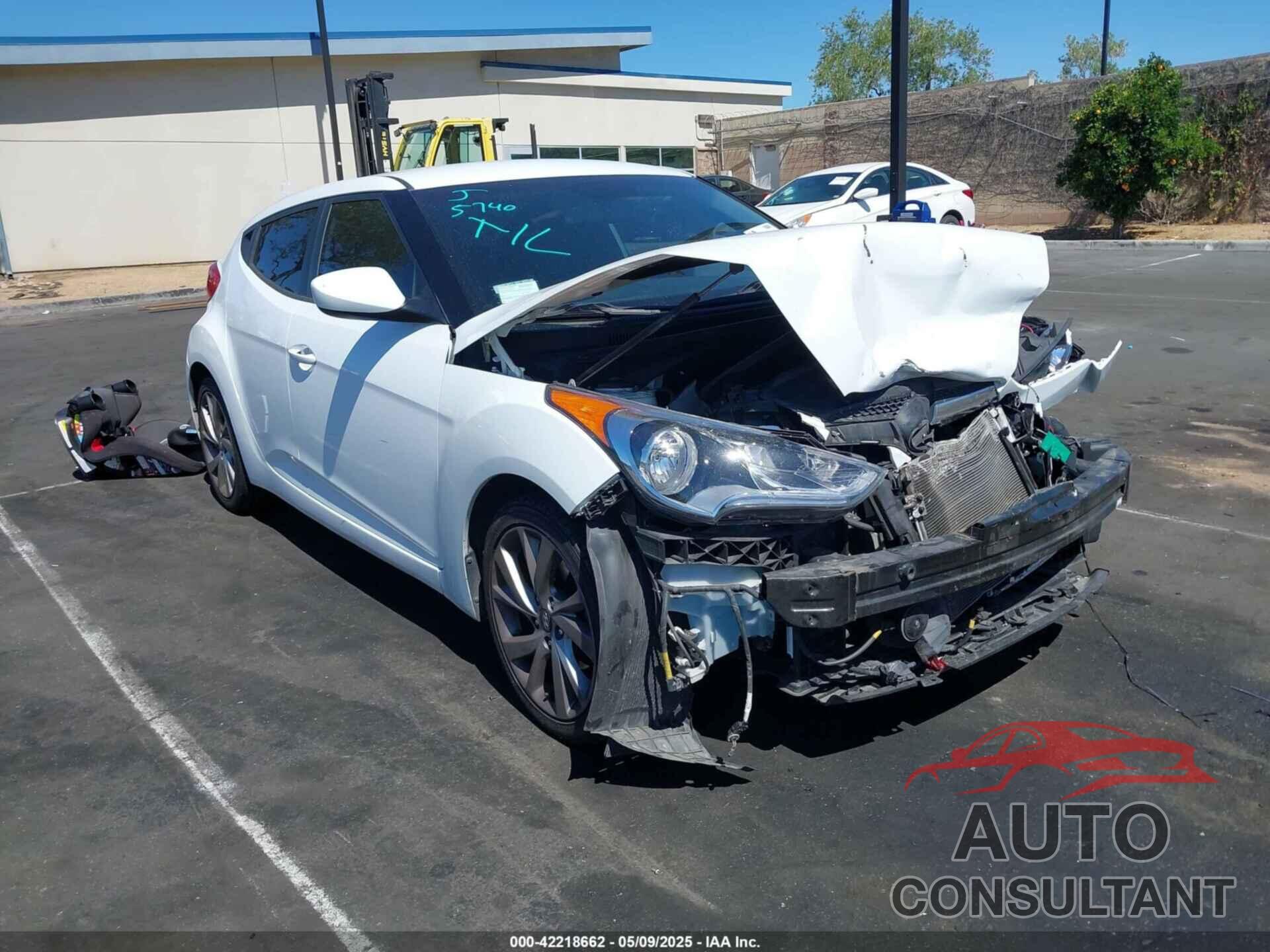 HYUNDAI VELOSTER 2017 - KMHTC6AD6HU307293