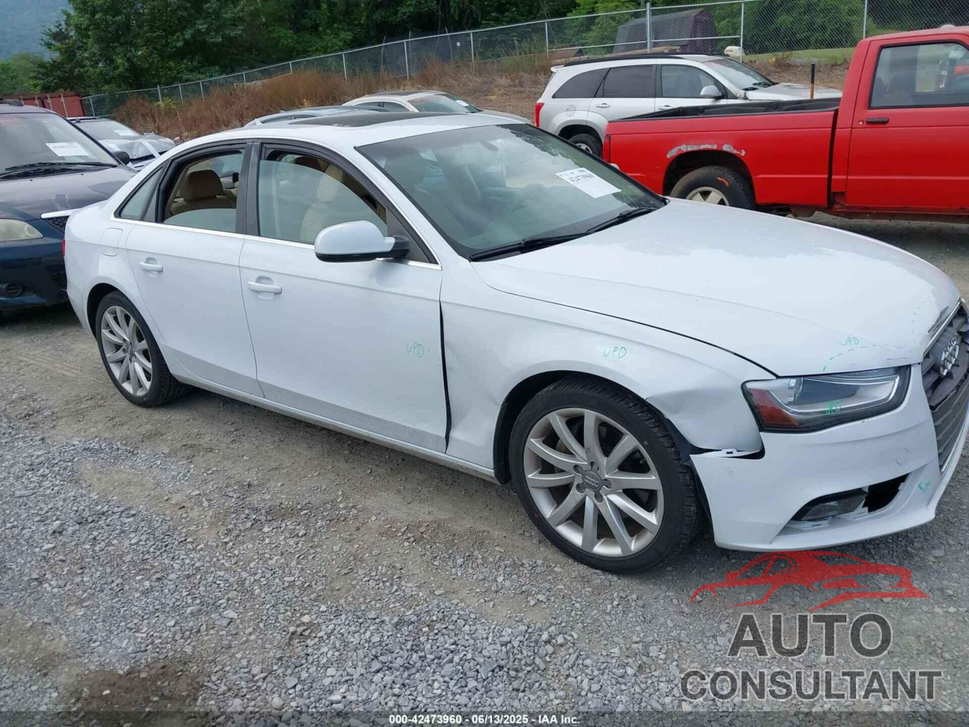 AUDI A4 2013 - WAUFFAFL4DN037624
