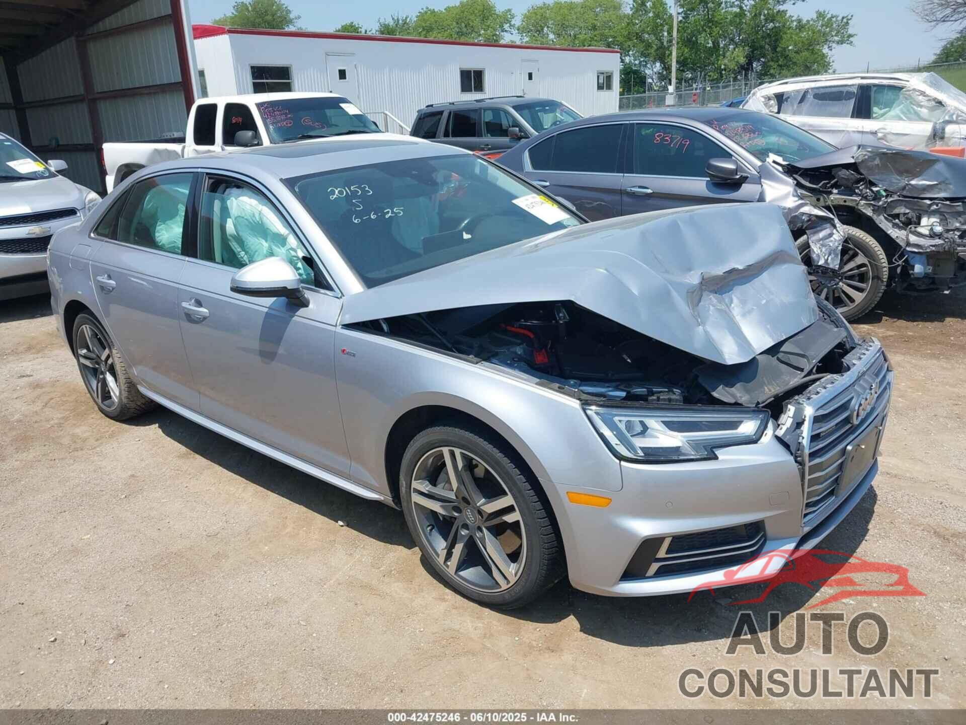 AUDI A4 2017 - WAUENAF46HN009935