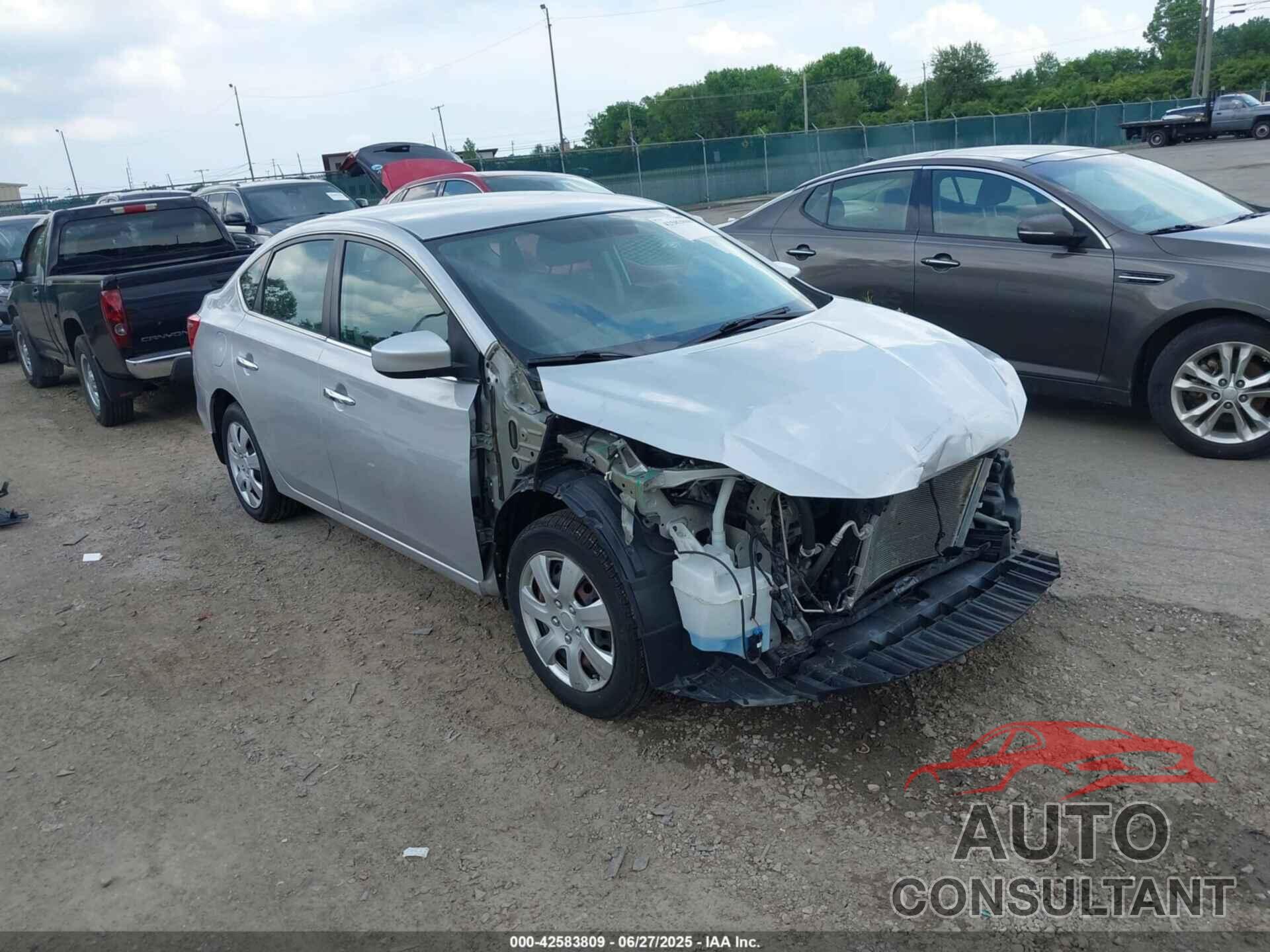 NISSAN SENTRA 2019 - 3N1AB7AP0KY454201