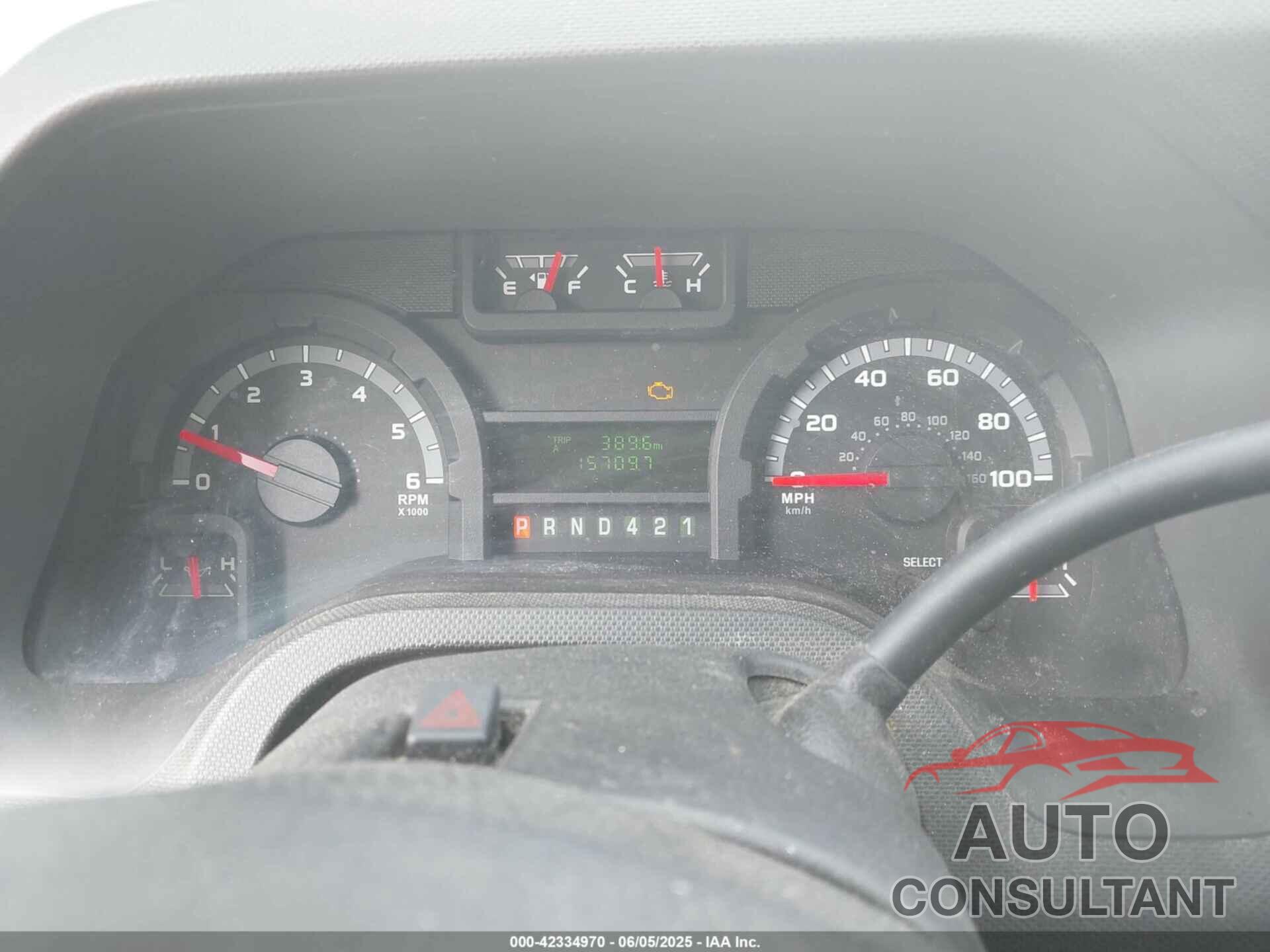 FORD E-450 CUTAWAY 2017 - 1FDXE4FS4HDC14151