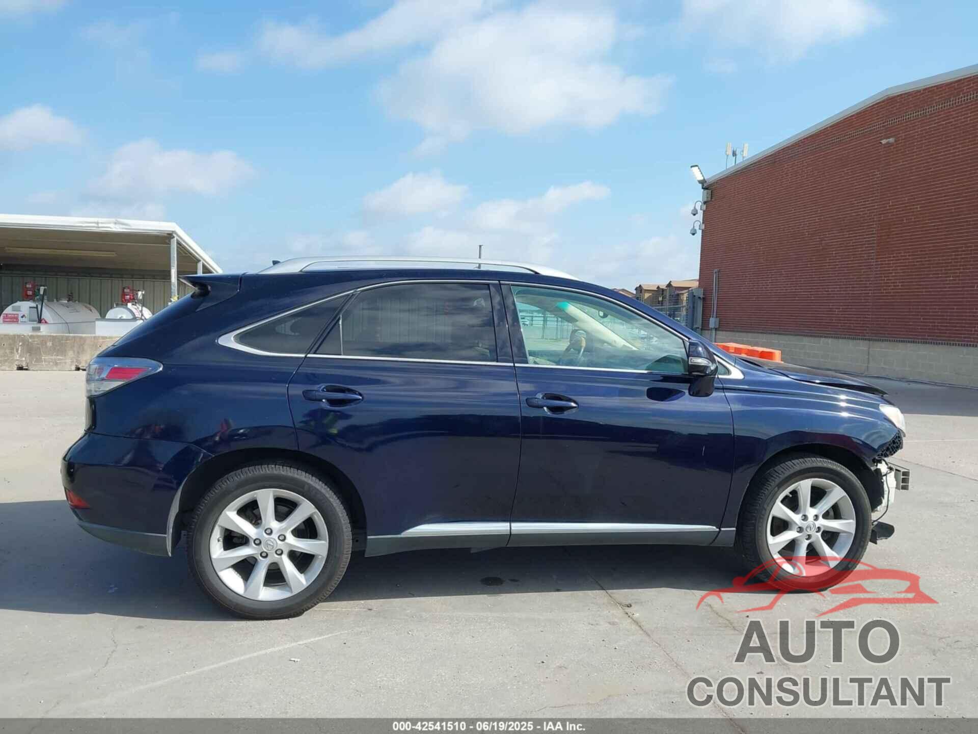 LEXUS RX 350 2010 - 2T2ZK1BA0AC011354