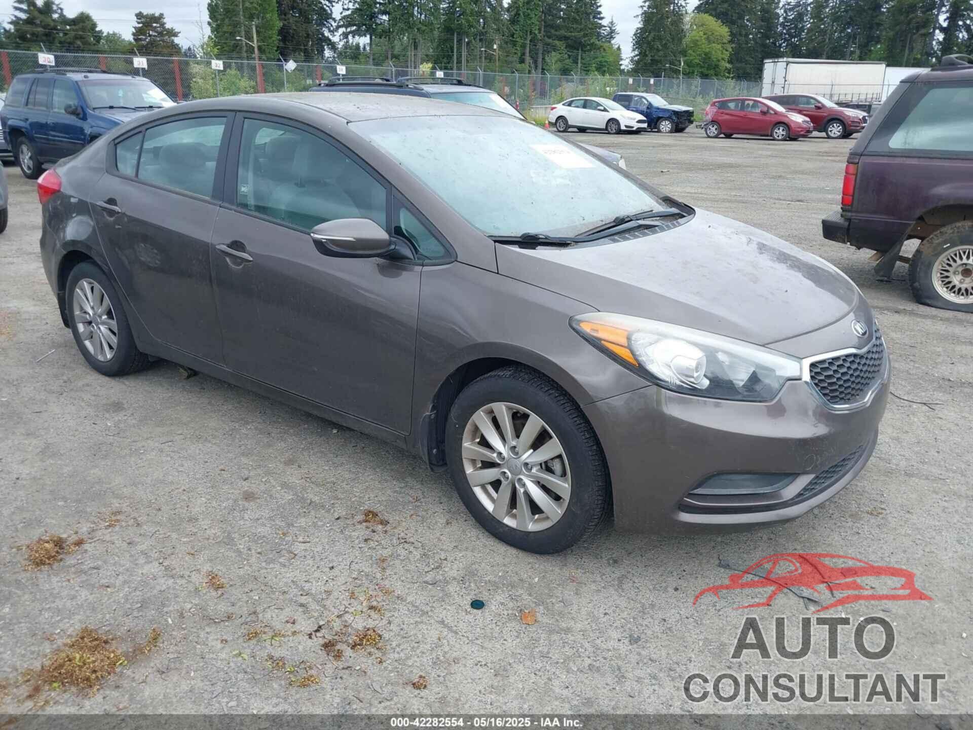 KIA FORTE 2014 - KNAFX4A62E5203639
