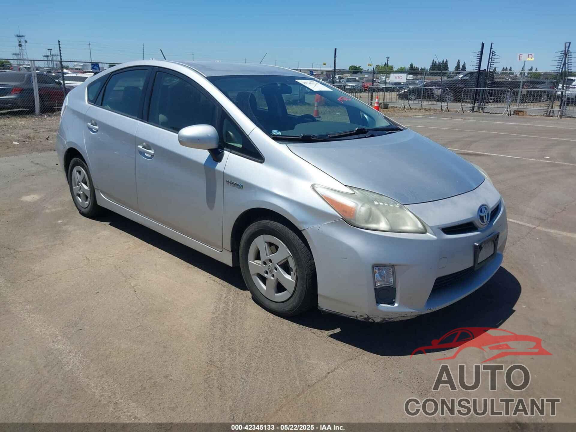 TOYOTA PRIUS 2010 - JTDKN3DU2A0068598